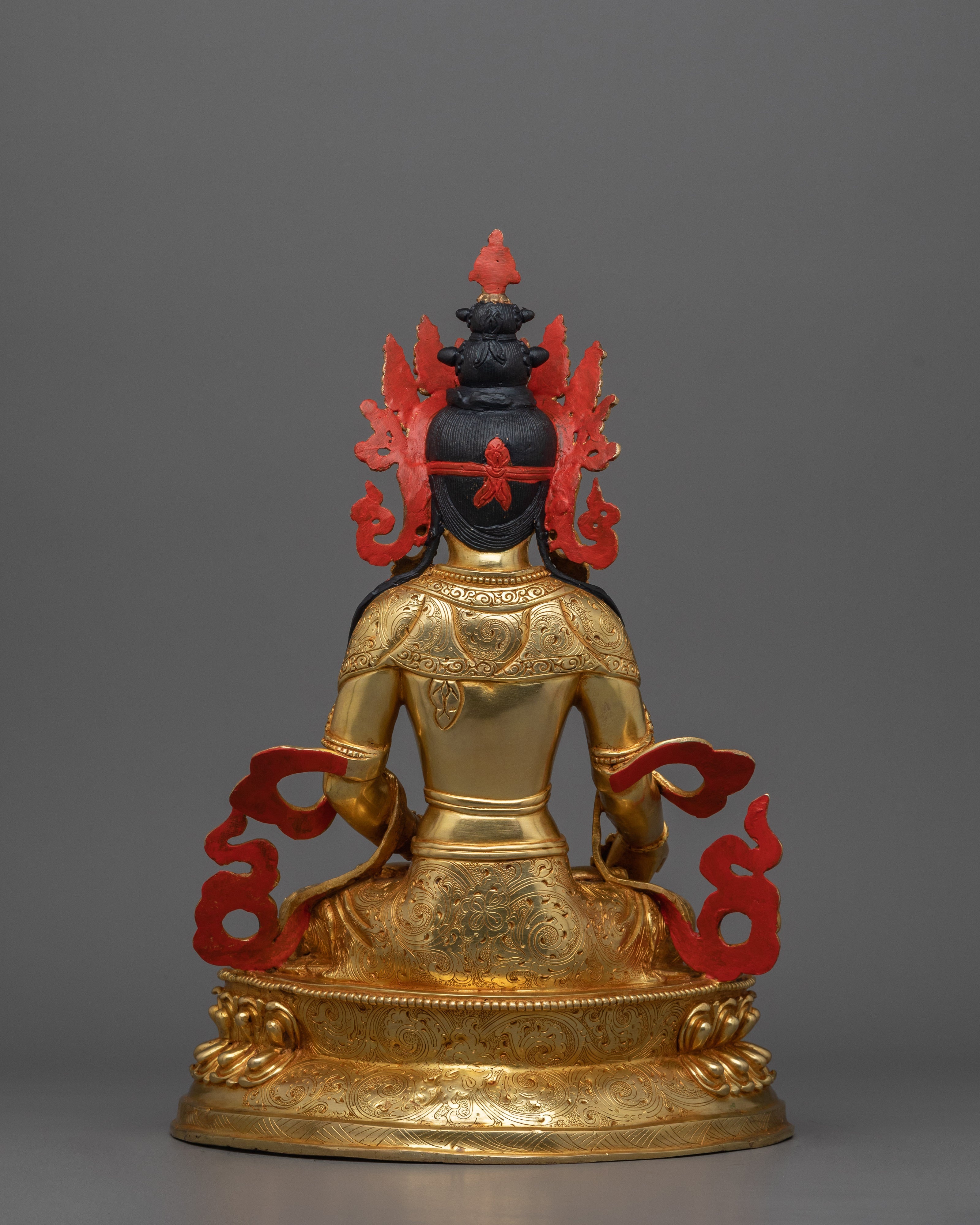 Tibetan Hand-crafted Kshitigarbha Statues | Tibetan Altar Zen Decor