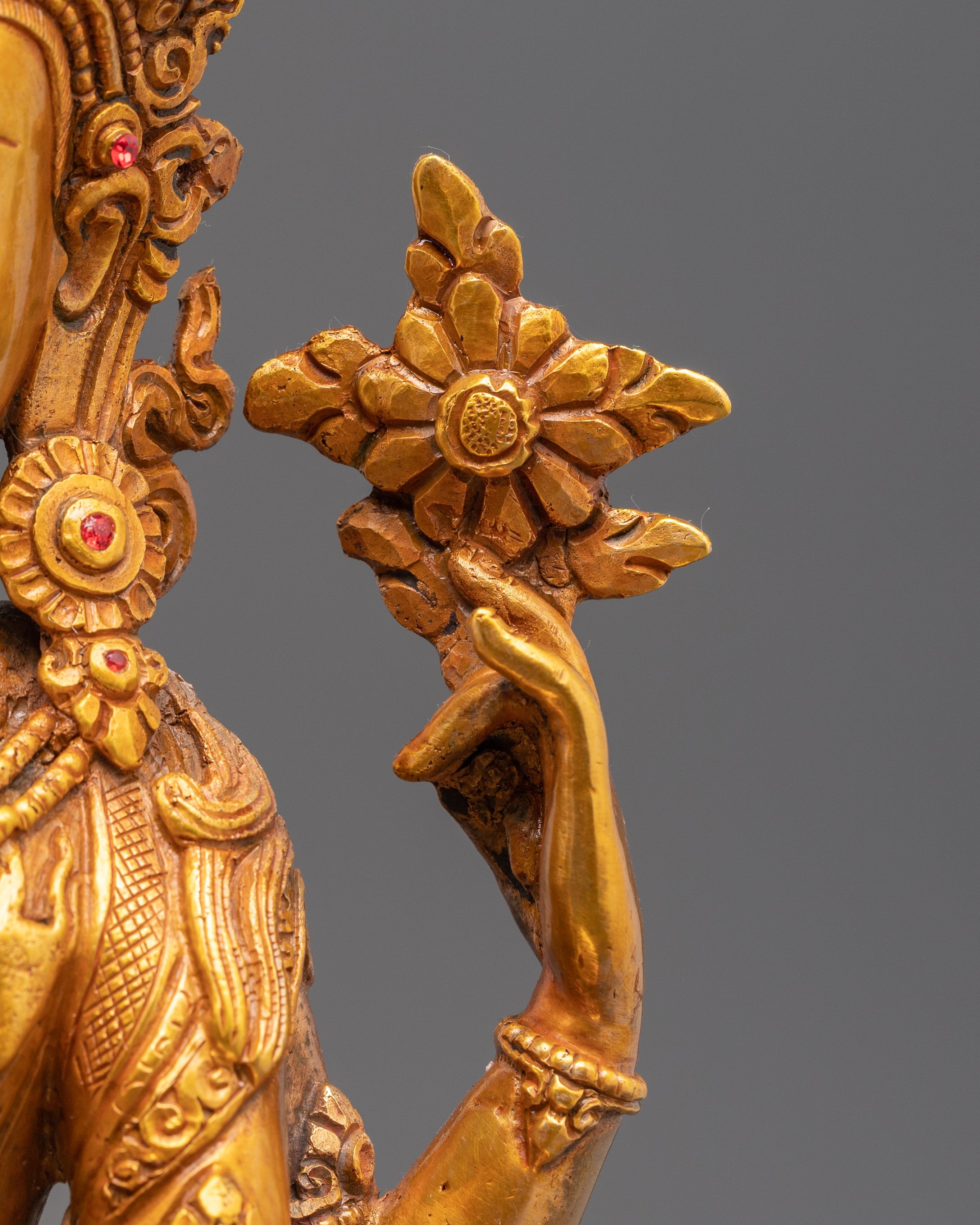 Tibetan Buddhist Chenrezig sculpture | Spiritual Home Decor