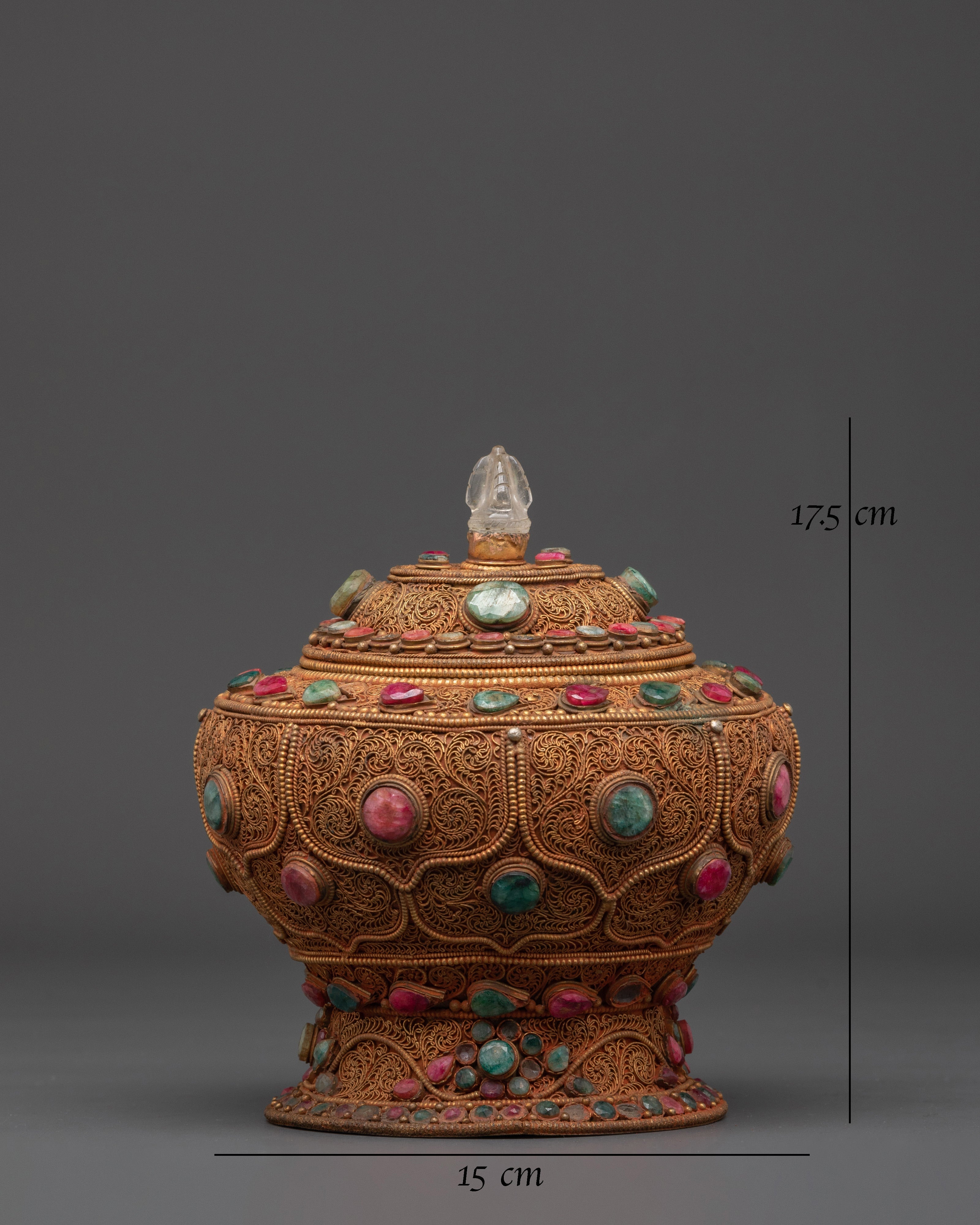 Rice Pot for Altar | Tibetan Meditation Decor