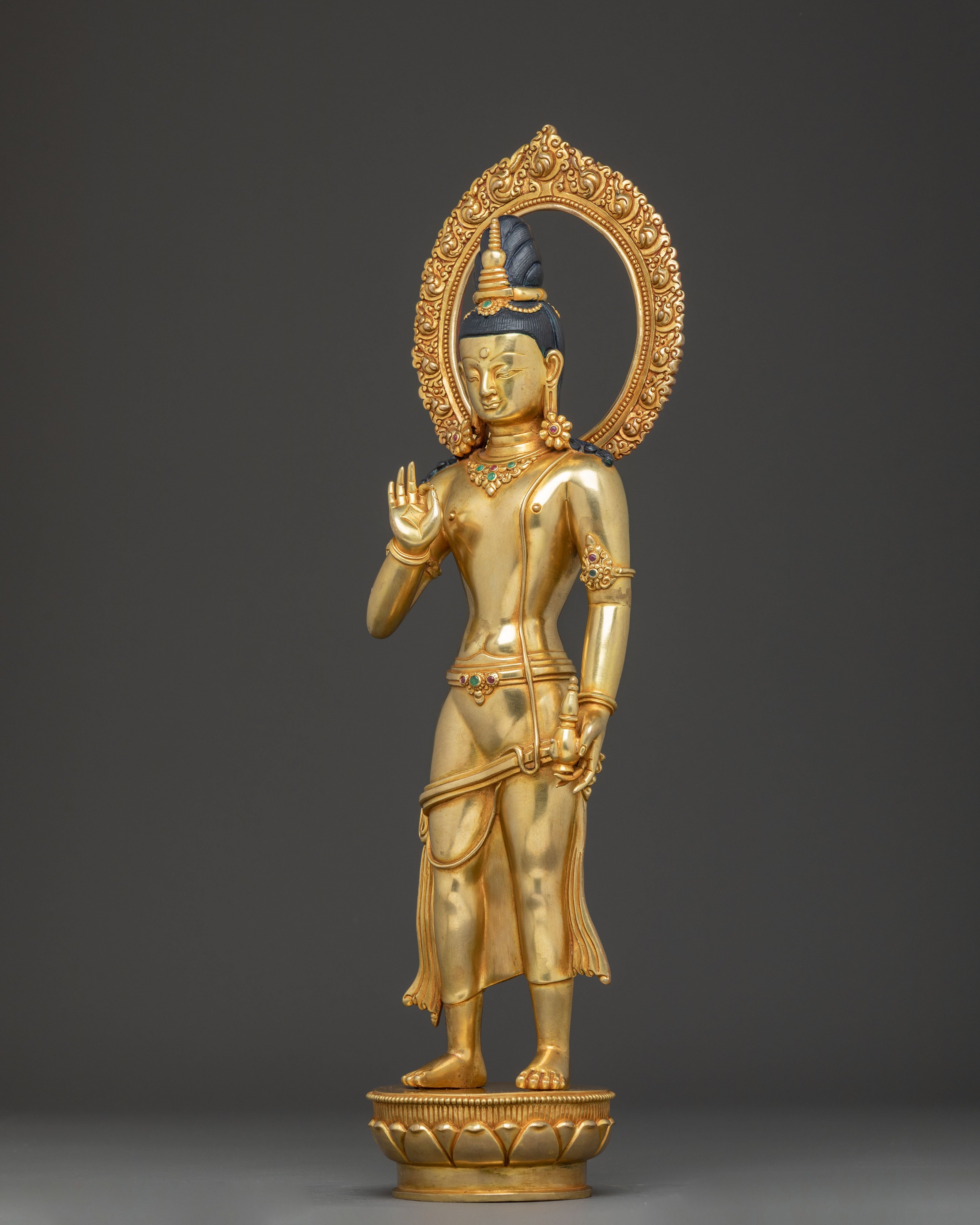 Maitreya Buddha Statue for Spiritual Meditation | Symbol of Future Enlightenment