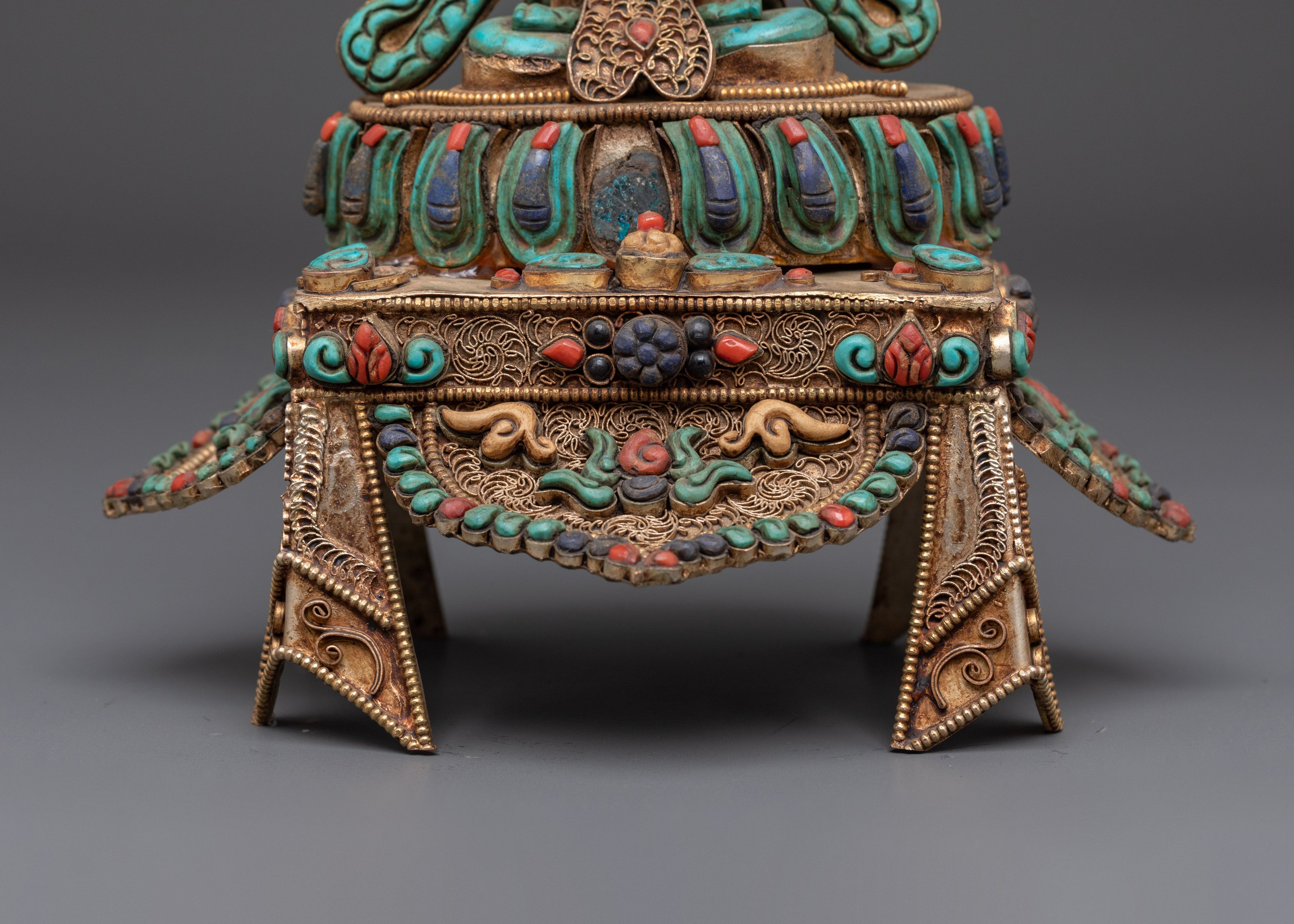 Wisdom Buddha Manjushri Statue | Wielder of the Flaming Sword