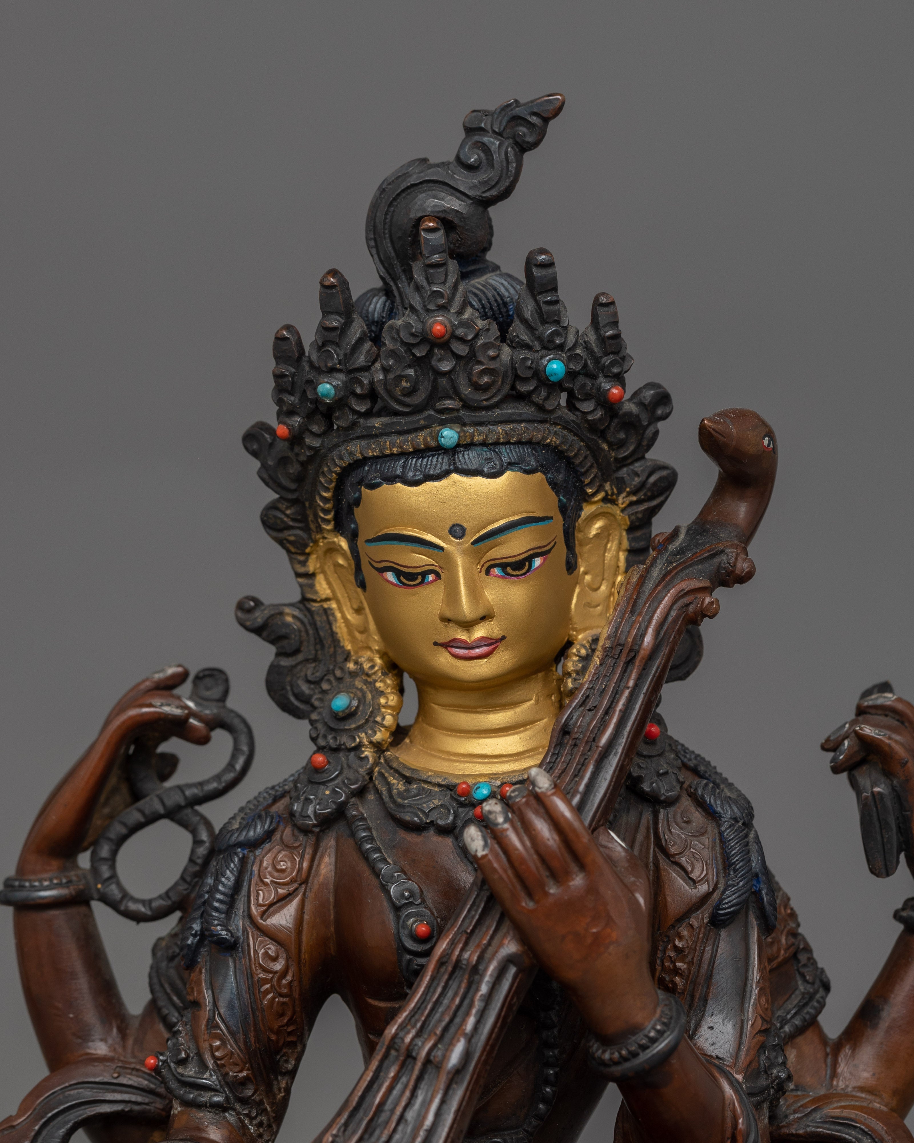 Handmade Statue of Saraswati | Goddess of Wisdom
