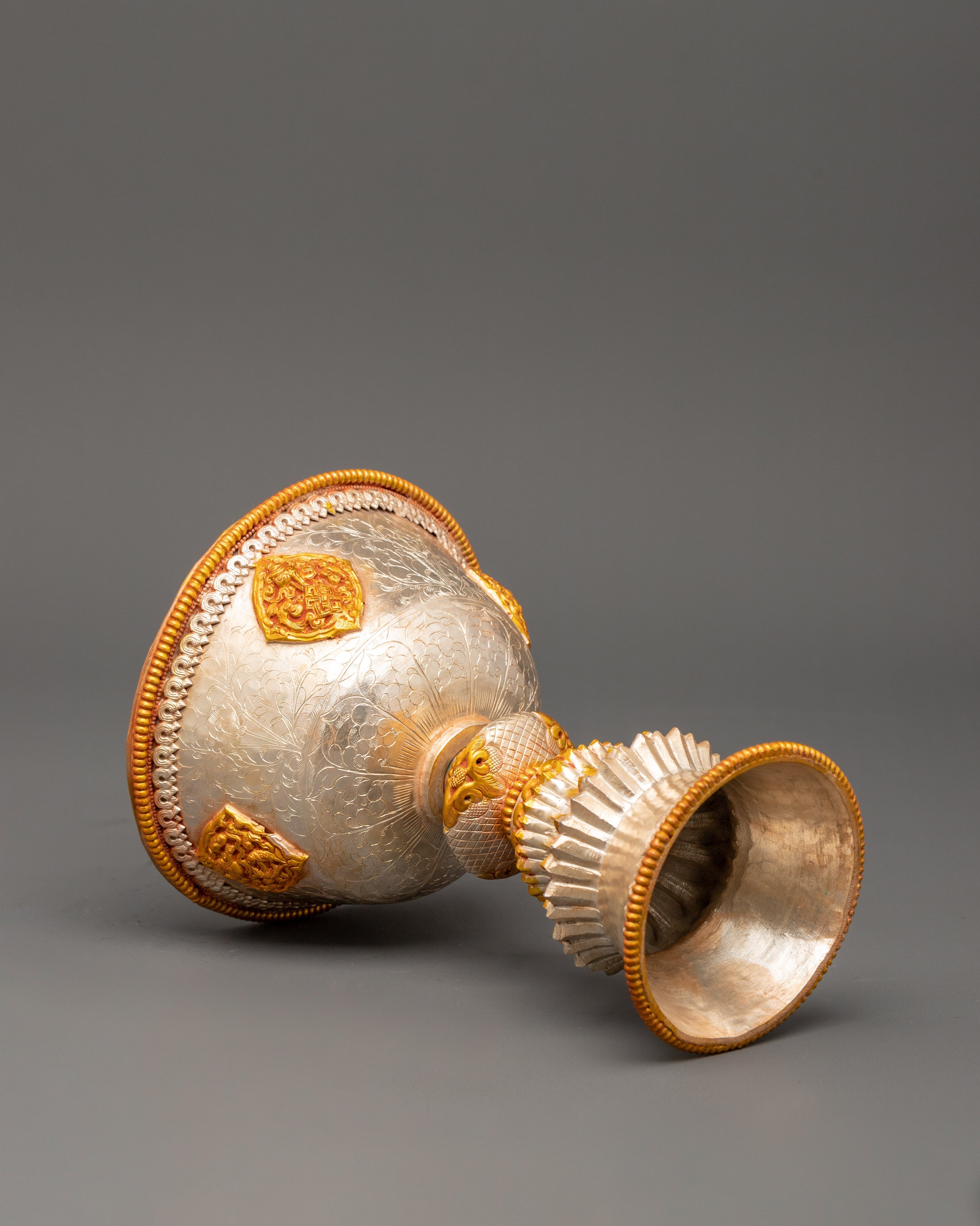 Copper Butter Lamp for Shrine | Traditional Artwork