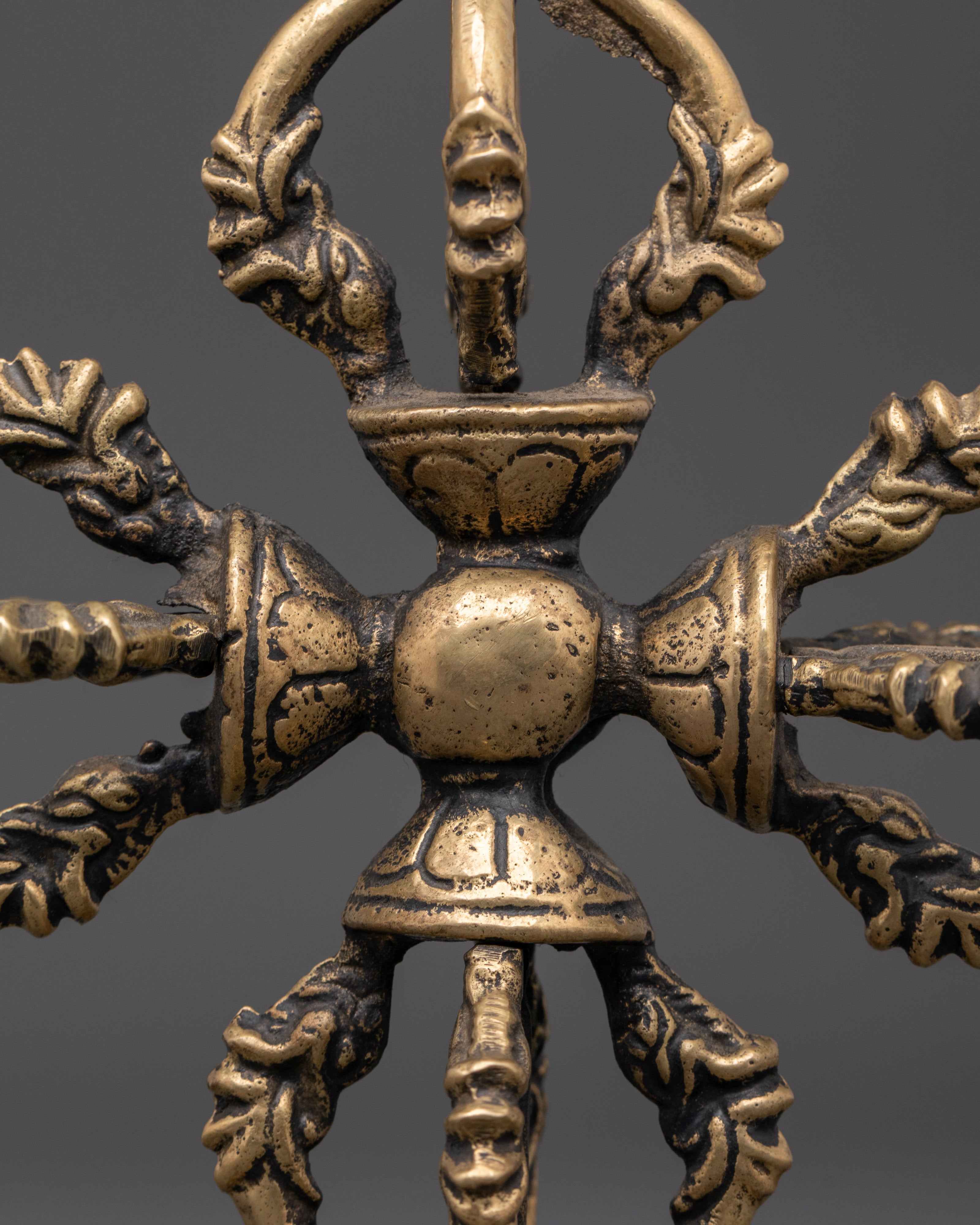 Sacred Vishwo Vajra Spiritual Symbol | Tibetan Ritual Symbol of Harmony