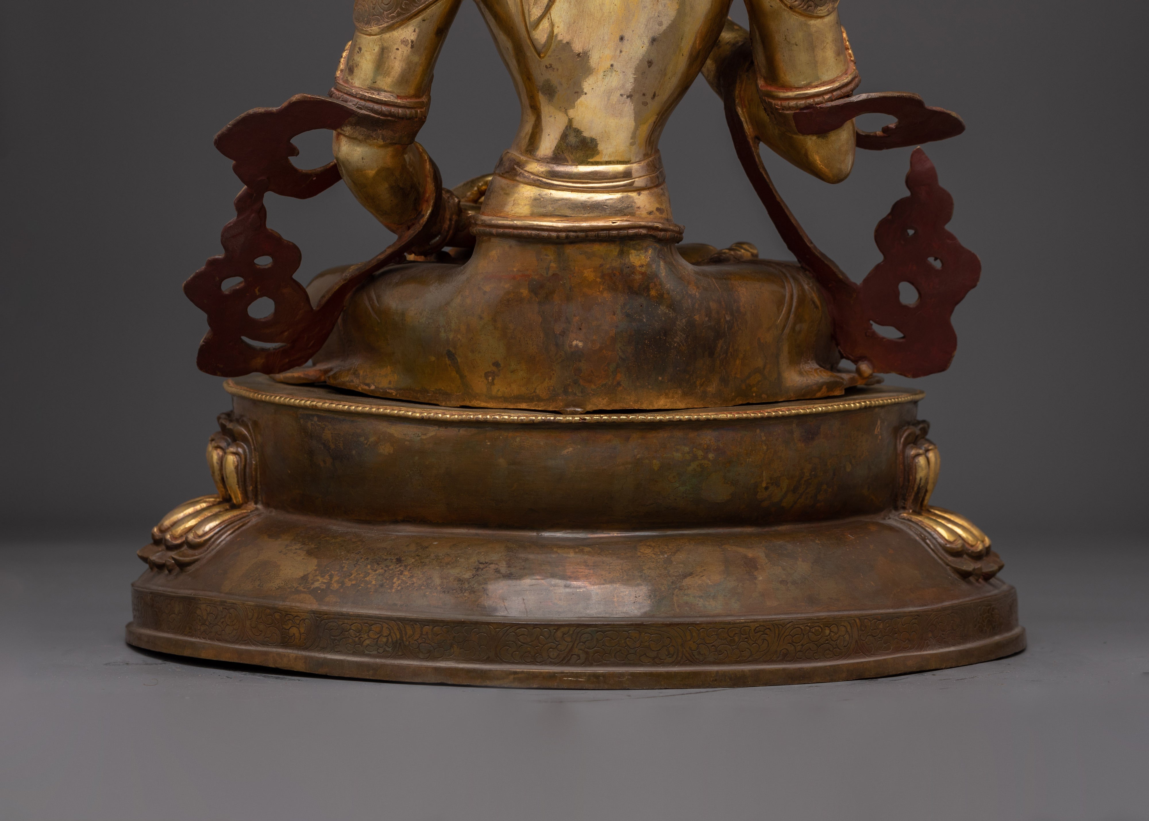 Tibetan Buddhist Purifier Deity vajrasattva Art | Dorje Sempa Sculpture