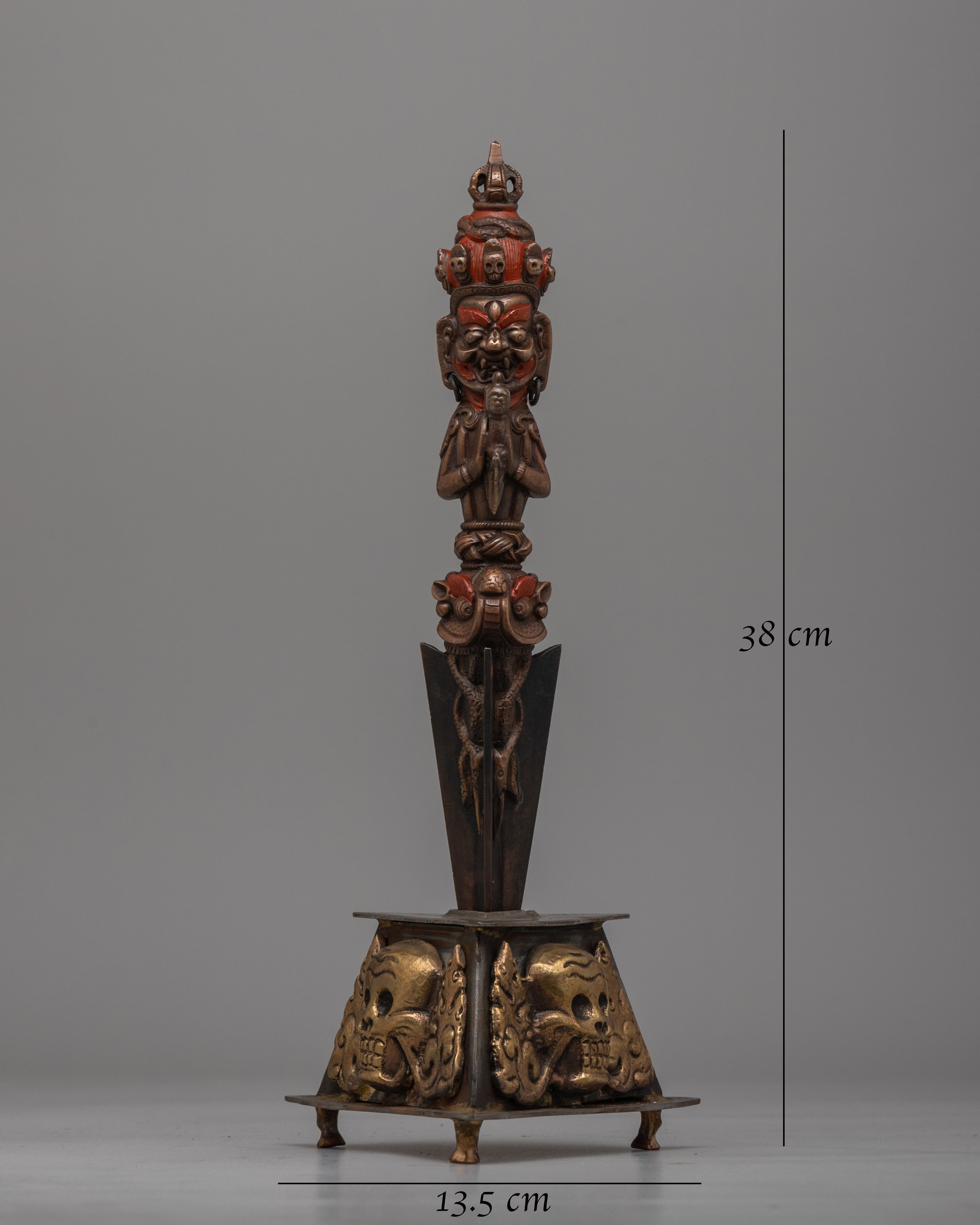 handcrafted Phurba