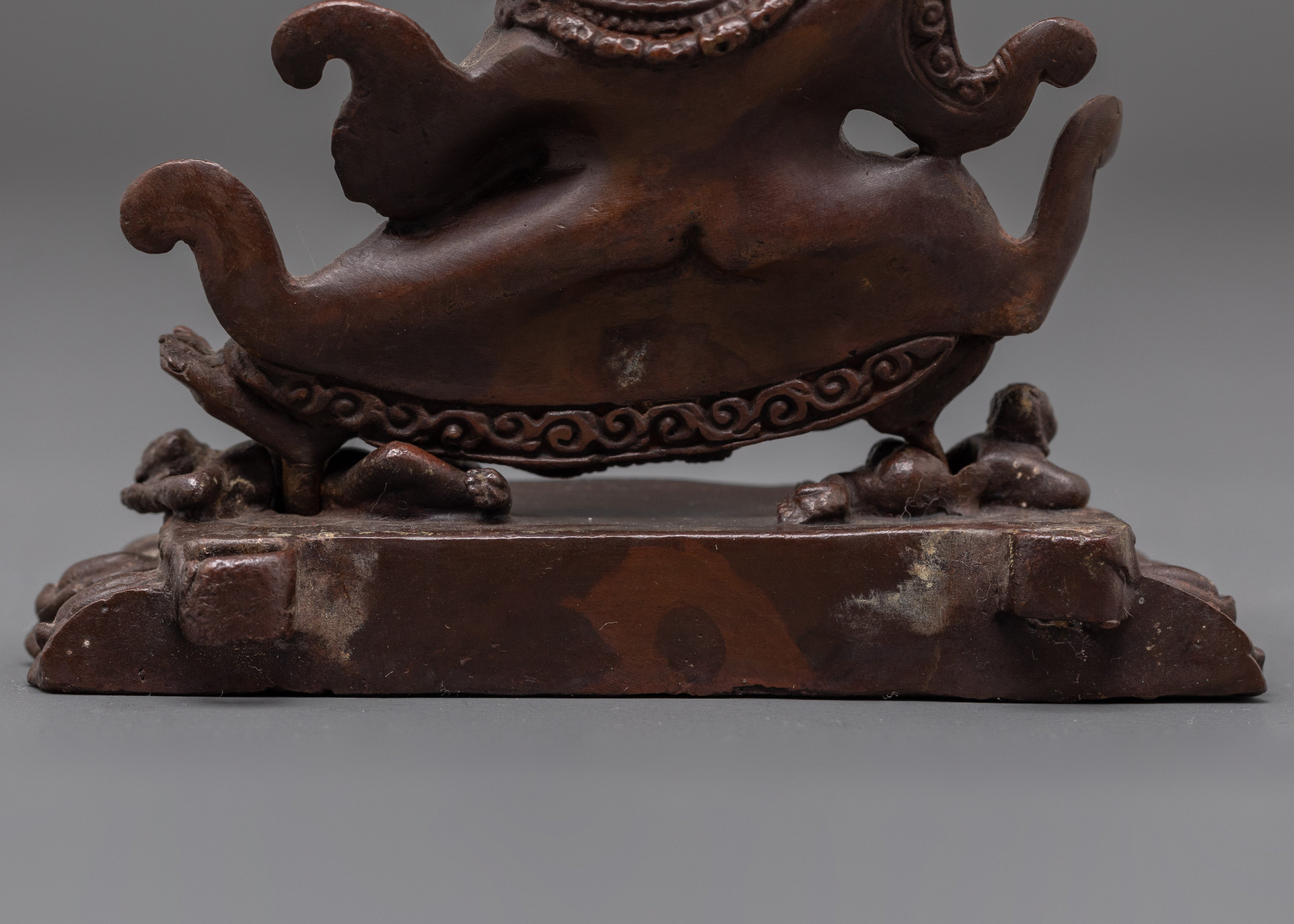 Tibetan Mahakala Bernakchen Protector Deity Statue | Guardian Deity Sculpture