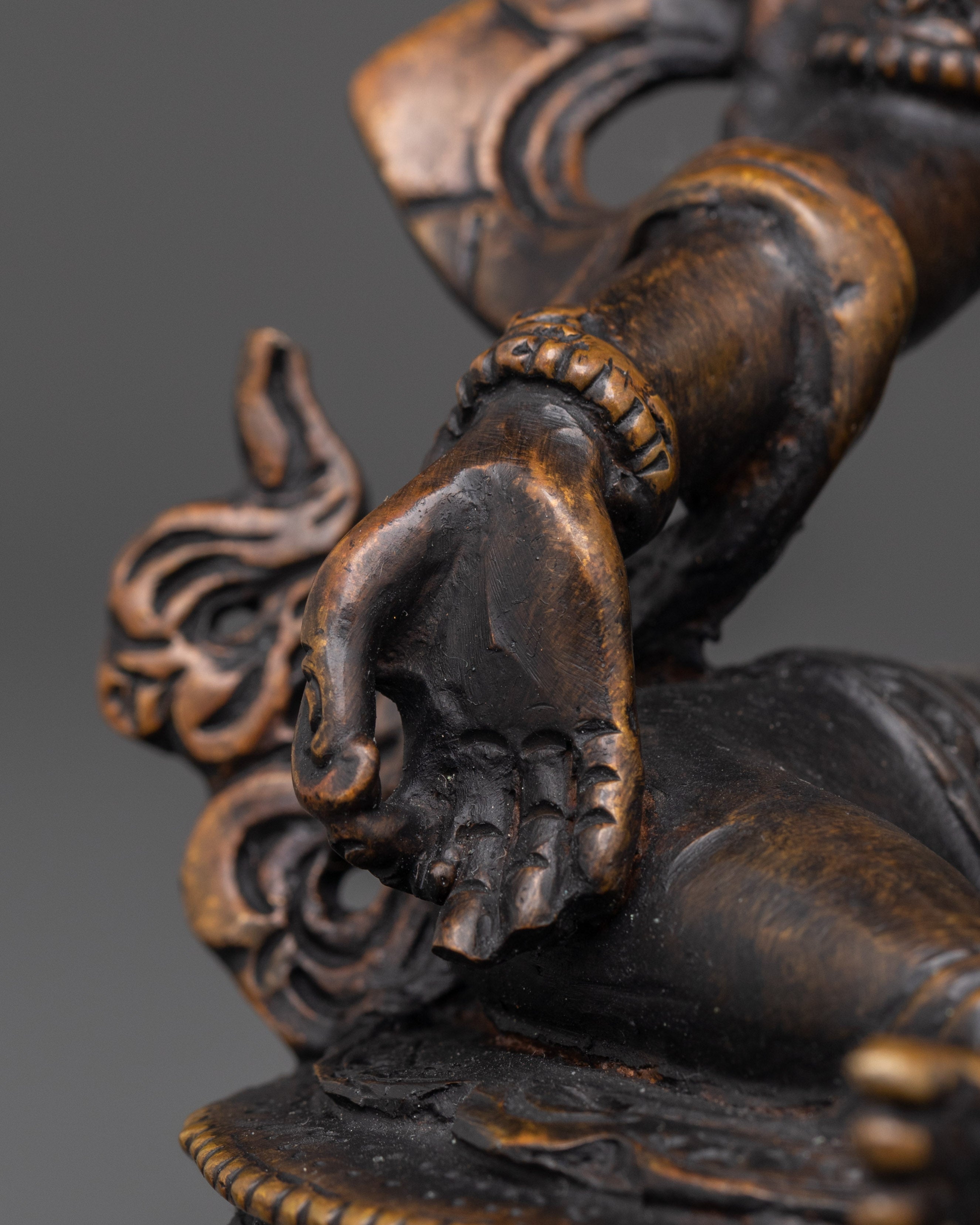 Antique Finishing Green Tara Statue | Mother of Liberation