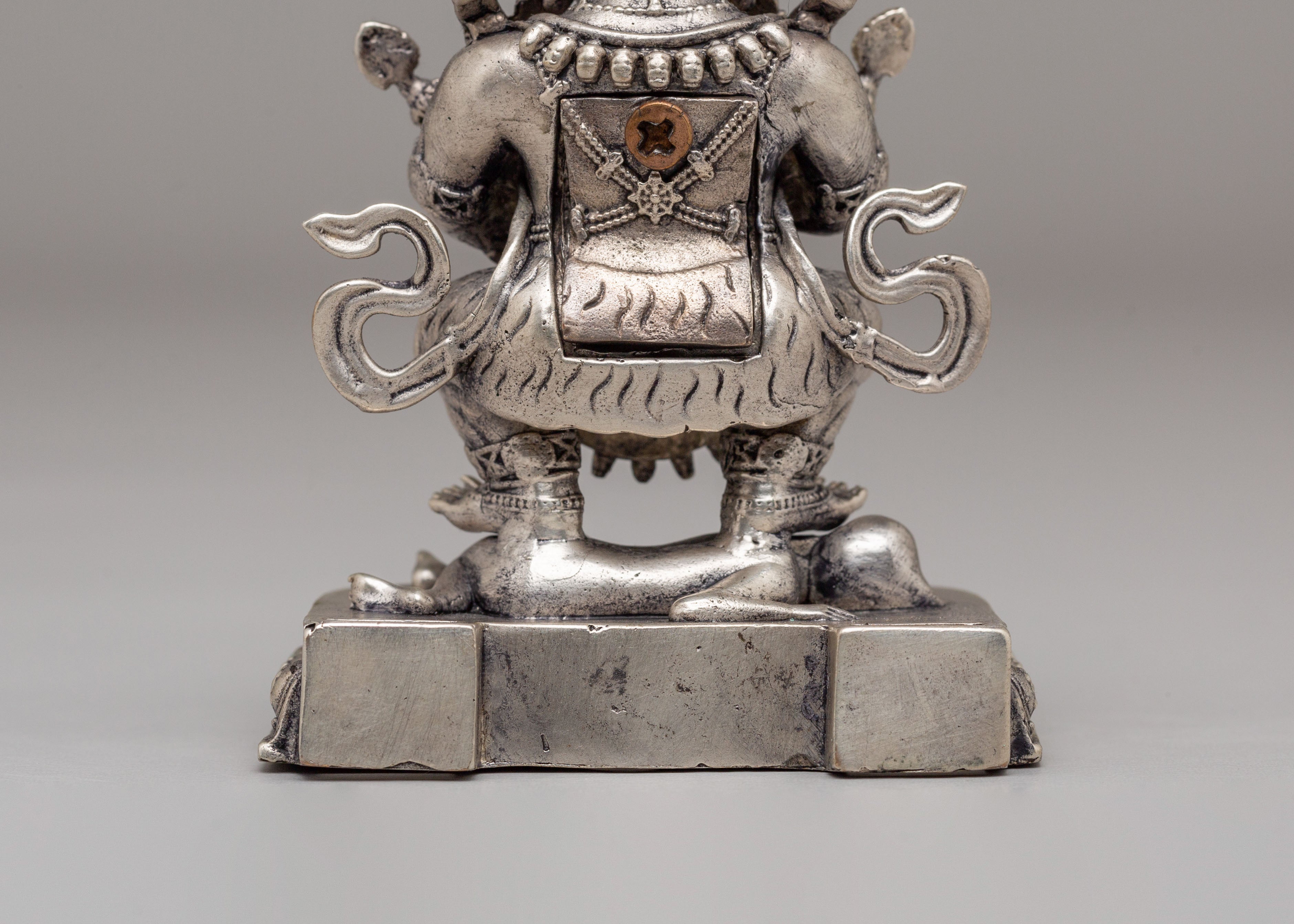Machine-Made Sakya Mahakala Sculpture | Symbolizing Protection and Strength