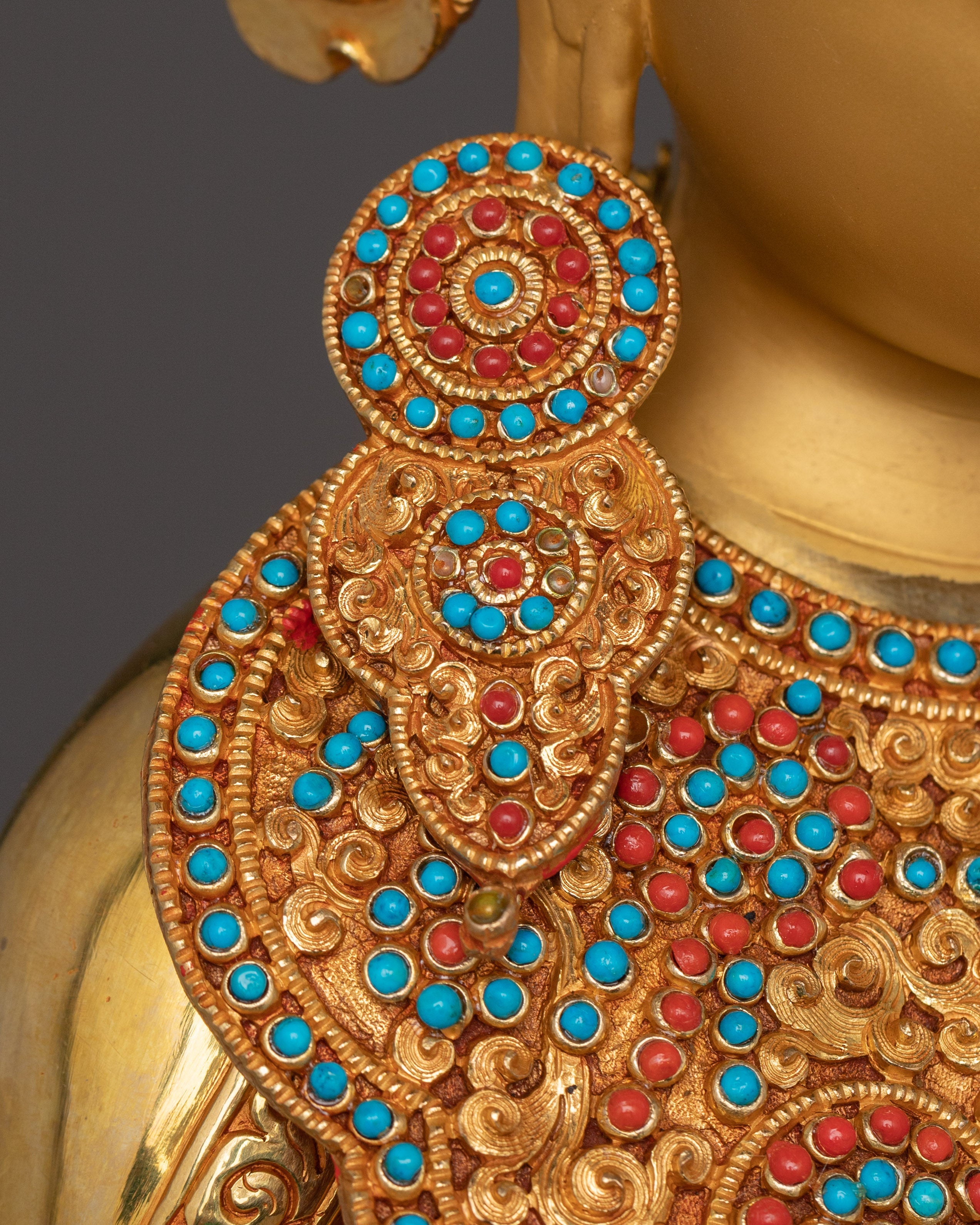 Crown Shakyamuni Buddha Statue | Gautama buddha Sculpture