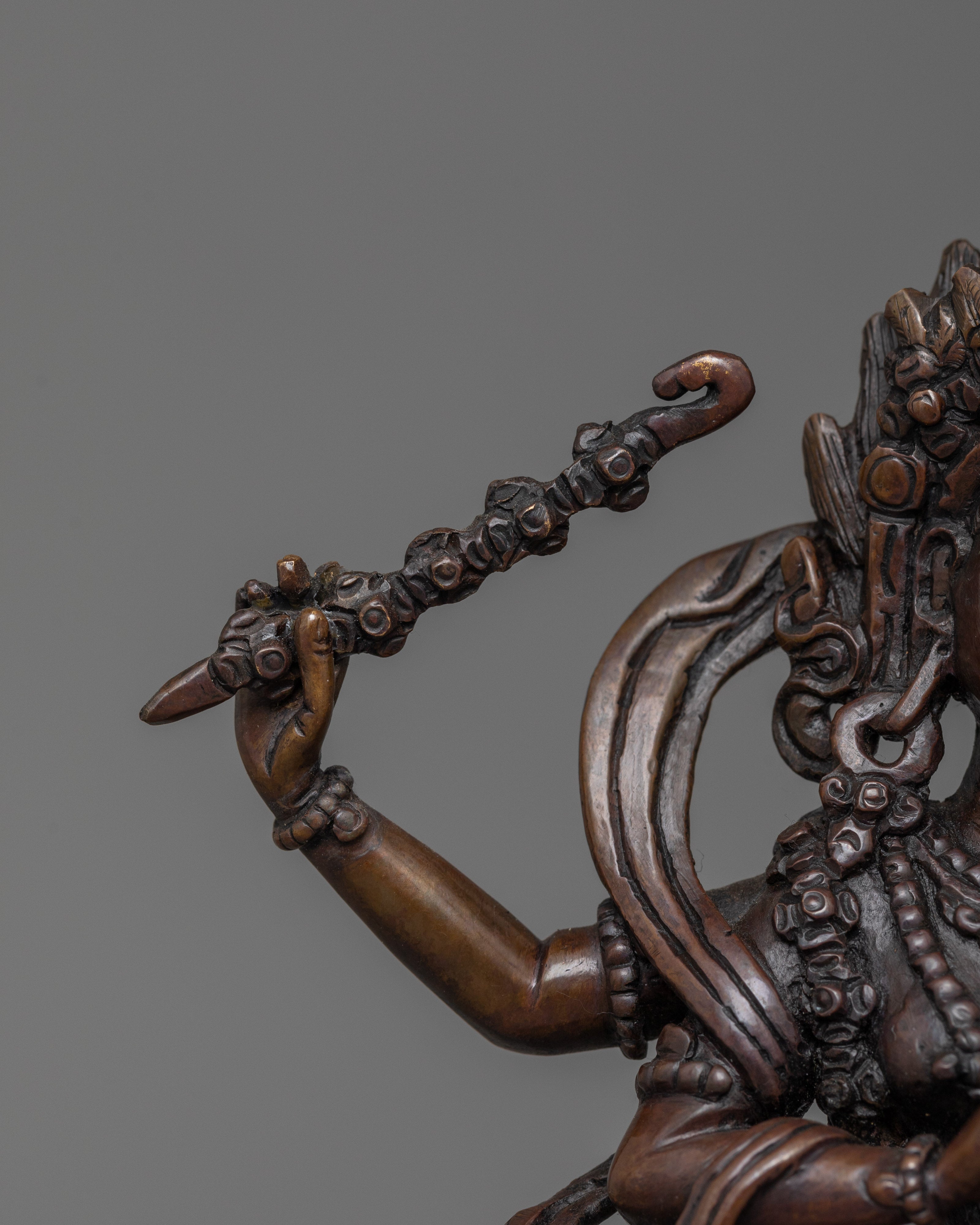 Goddess of Enchantment Kurukulla Sculpture | Tibetan Himalayan Spiritual Art