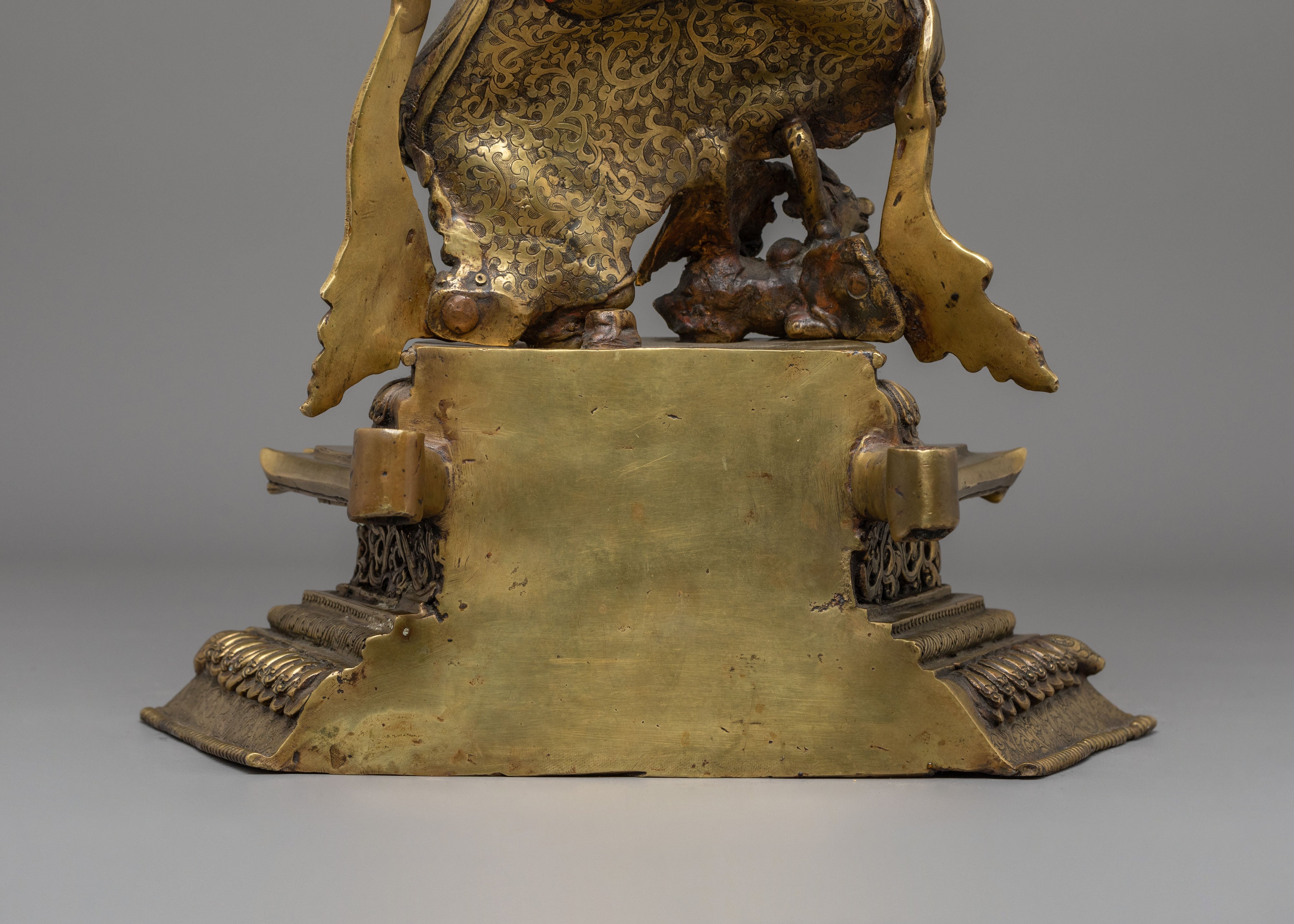 Handmade Nityanath Shiva Statue with Nandi | Bronze Mahadev Sculpture