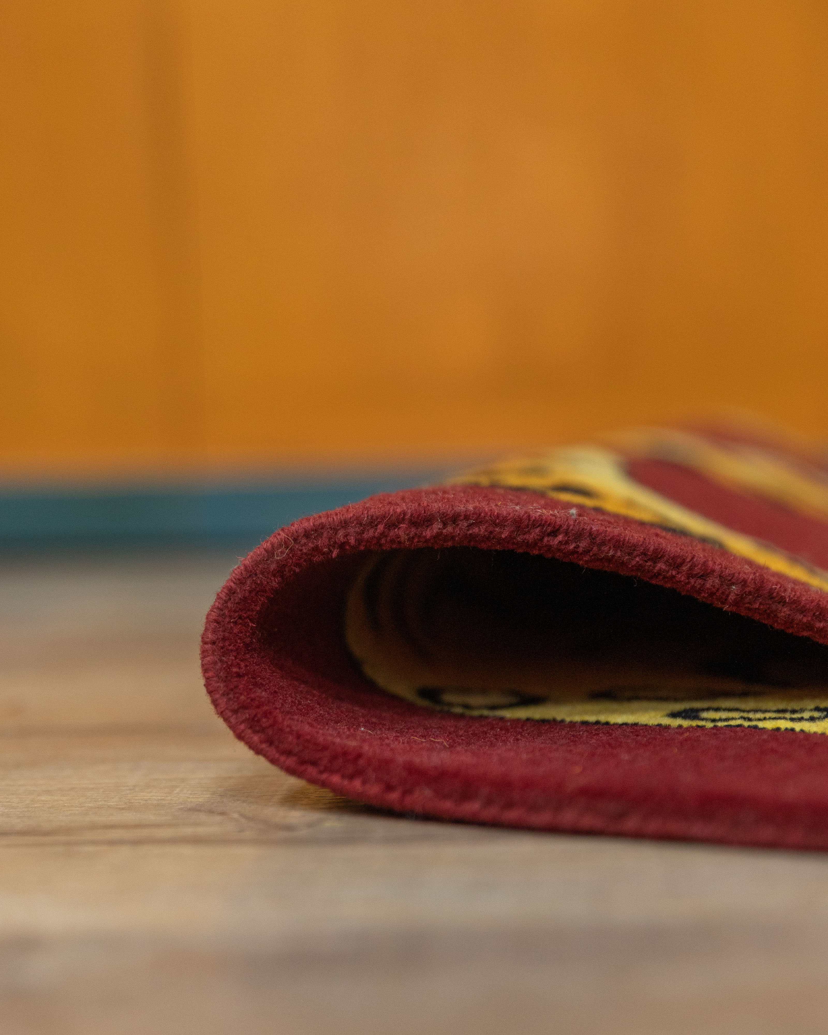 Handwoven Tiger Rug | Tibetan Wool Carpet for Artistic Home Decor