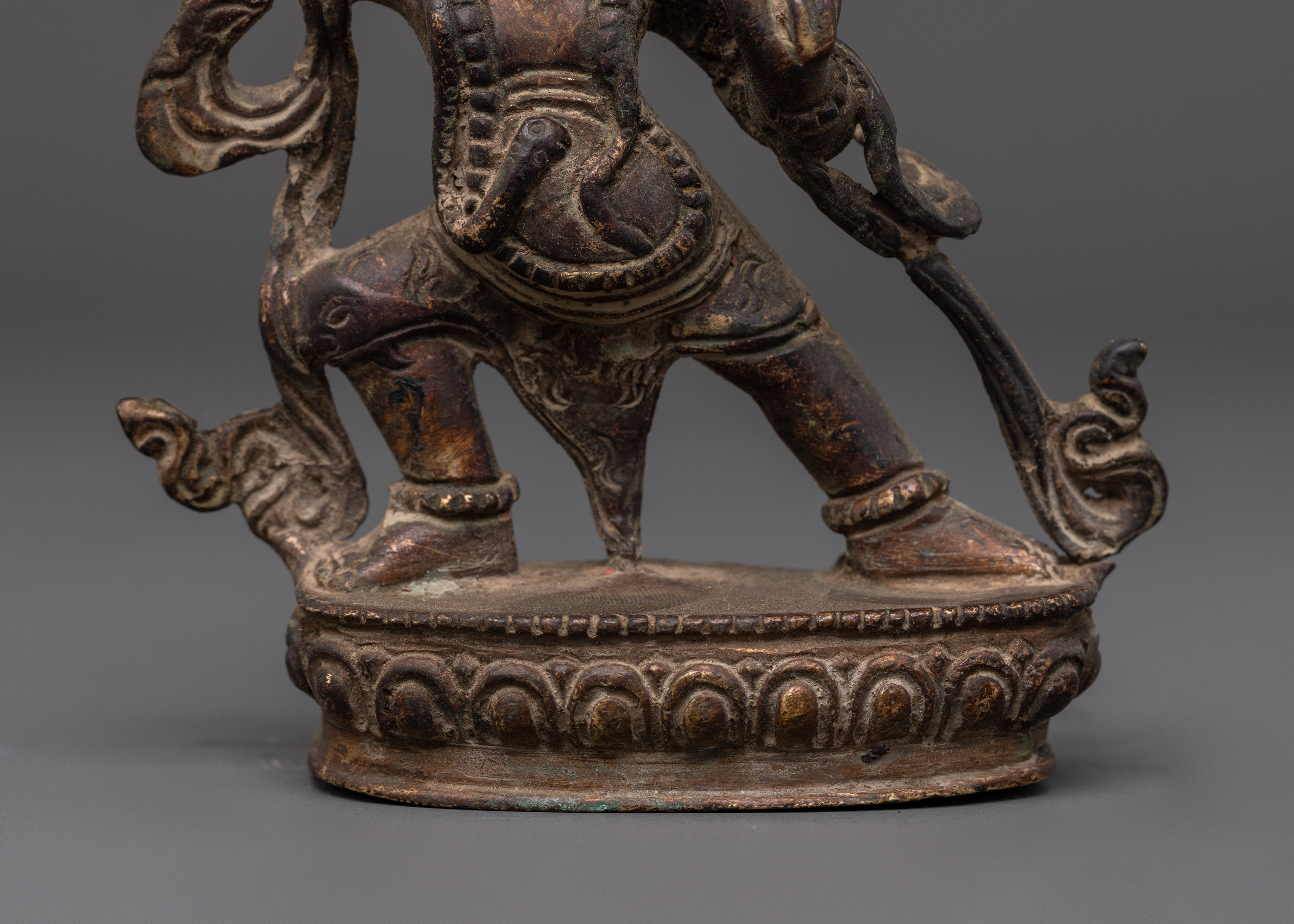 Tibetan Vajrapani Figurine | Protector Deity Statue