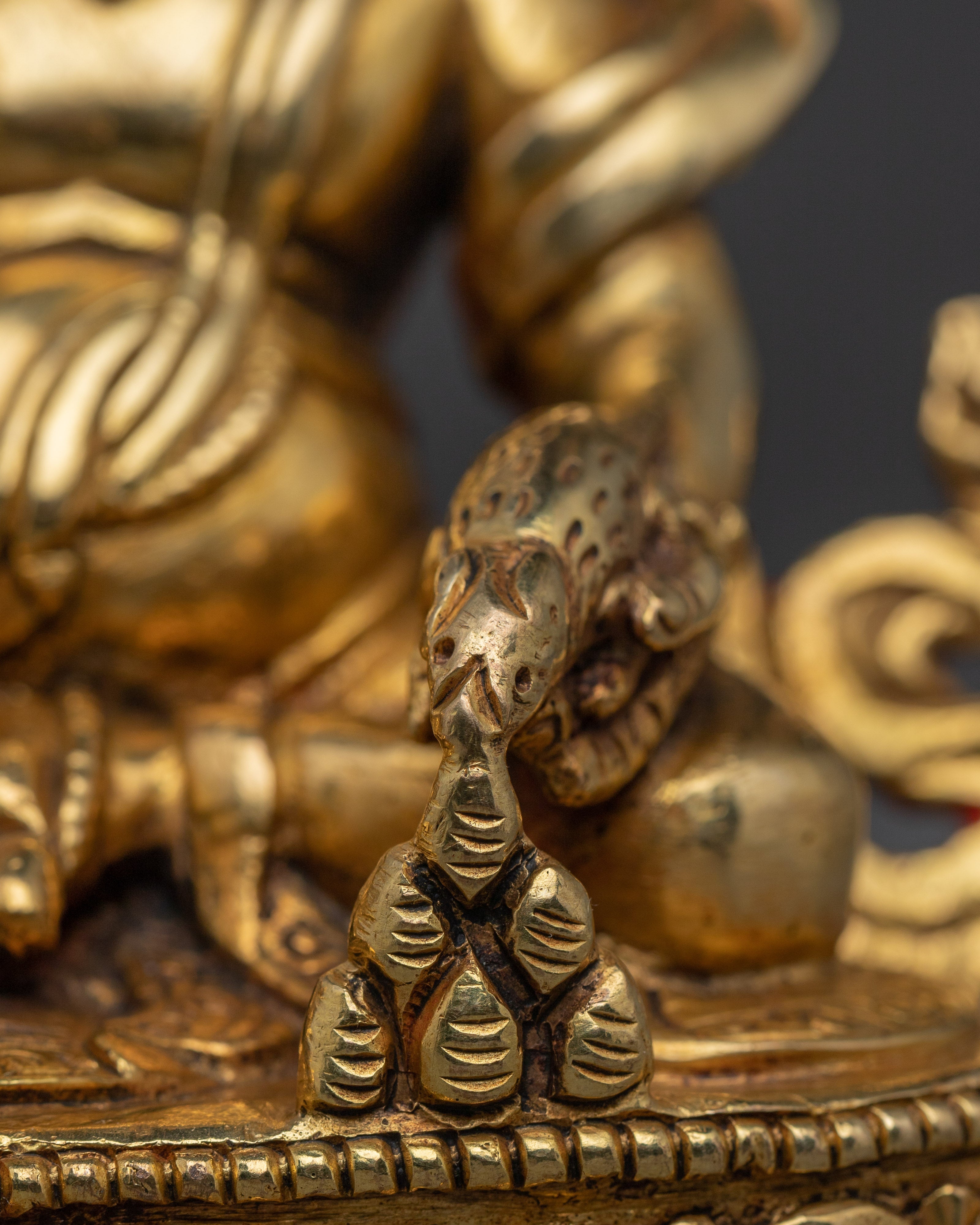 Buddhist Prosperity Art Dzambhala | Tibetan Wealth Deity for Abundance