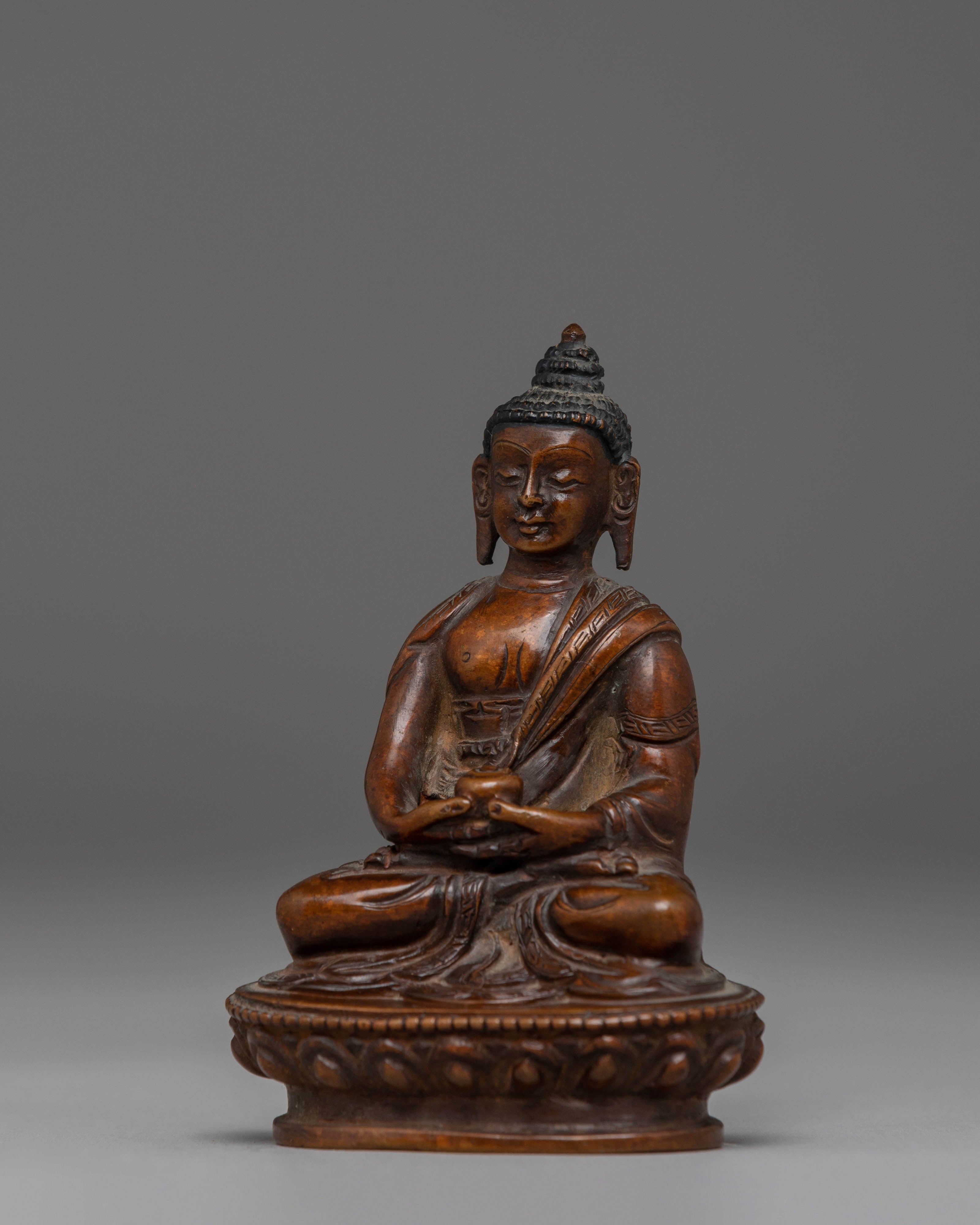 Handcrafted Statue of Buddha Amitabha | Buddhist Enlightenment Decor