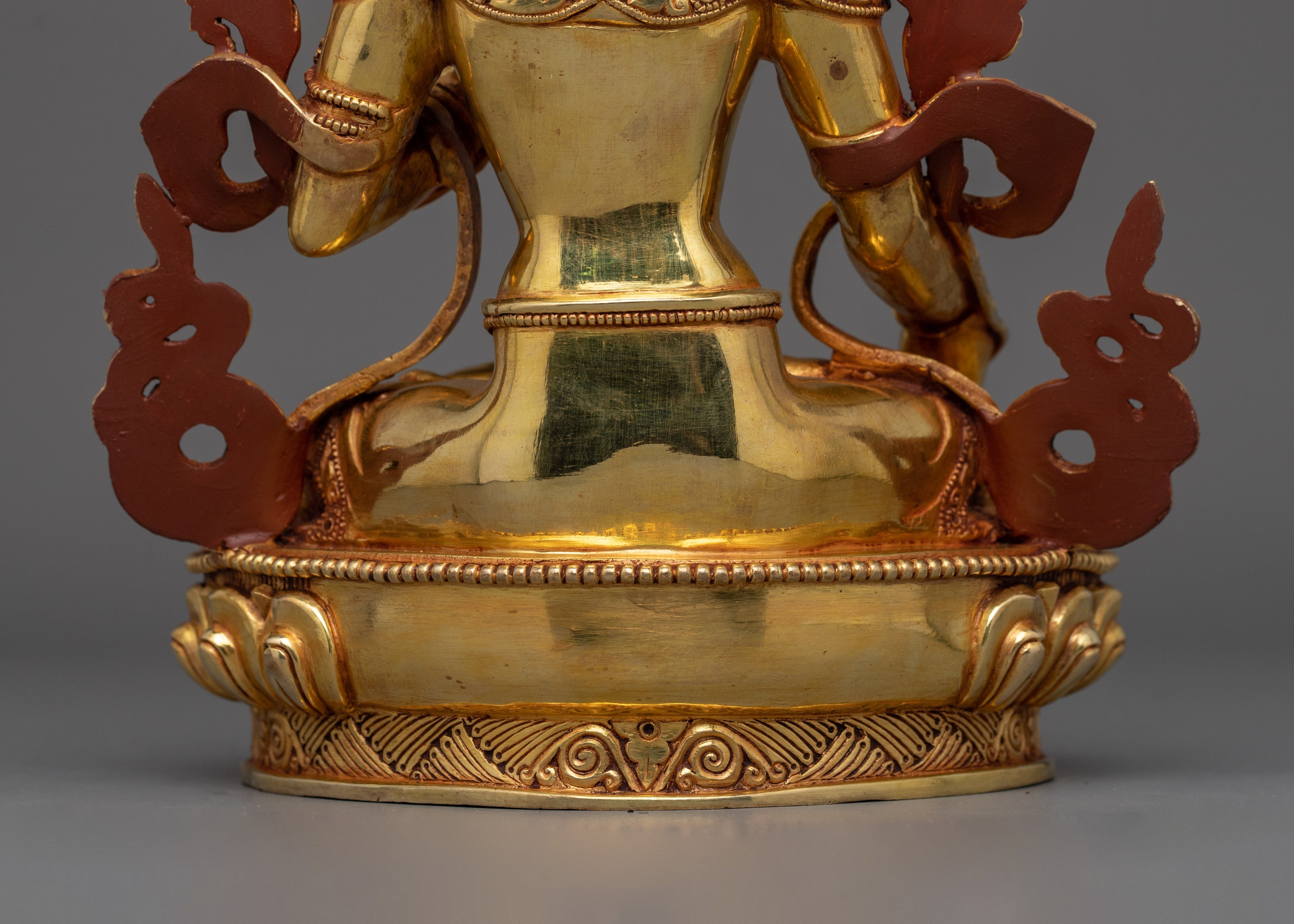 Golden Statue of White Tara | Sita Tara - Compassionate and Healing Deity