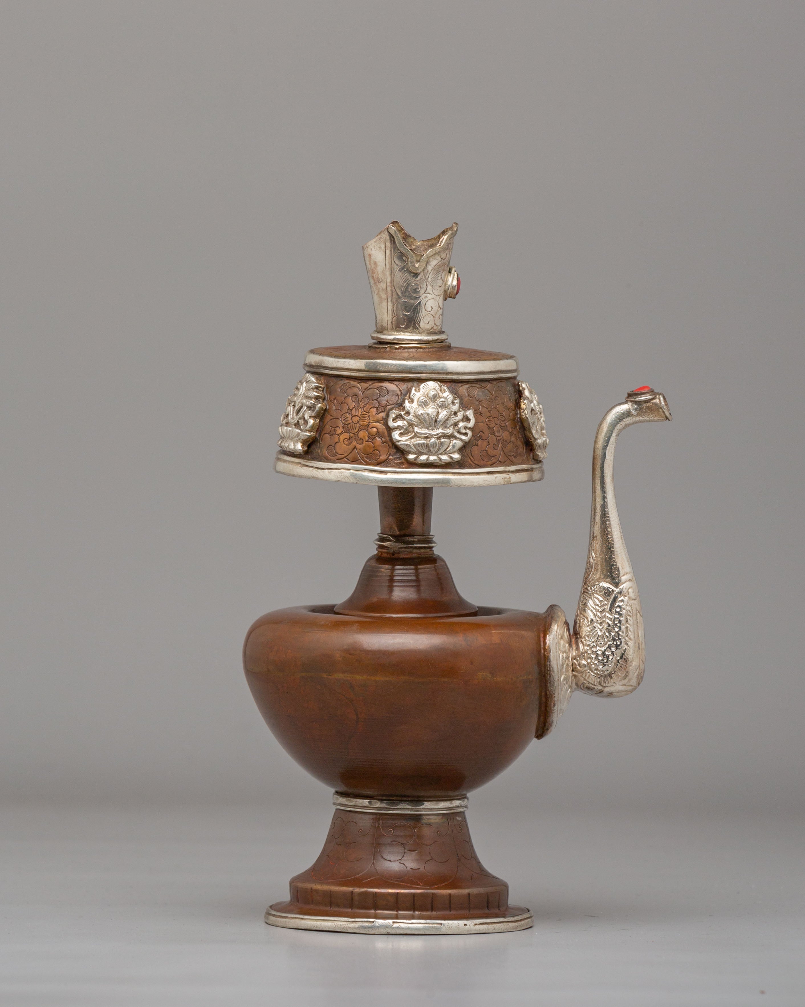 Sacred Himalayan Ceremonial Bhumba | Traditional Ritual Vessel for Puja