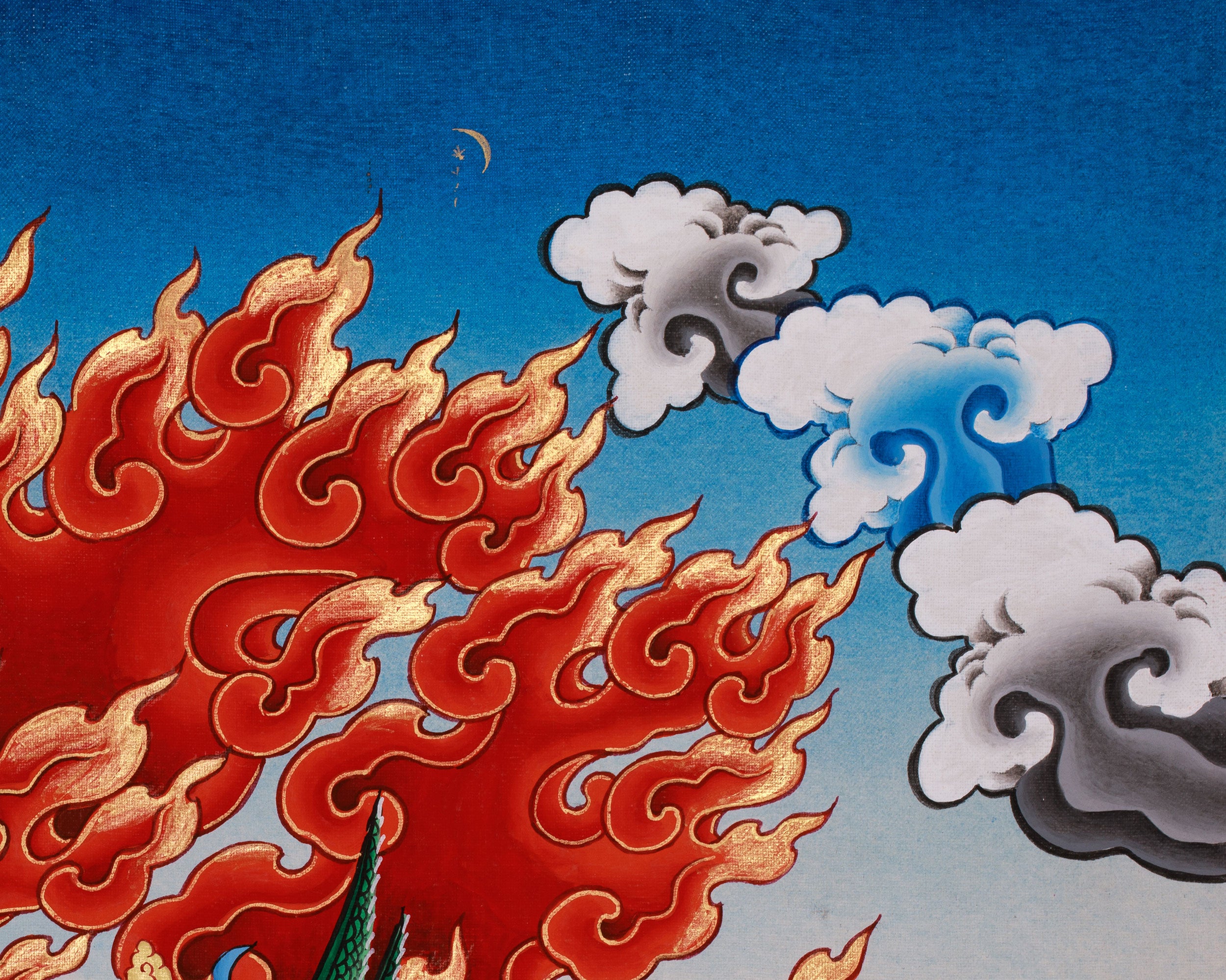 Traditional Thangka of Hayagriva | Buddhist Guardian and Tantric Deity