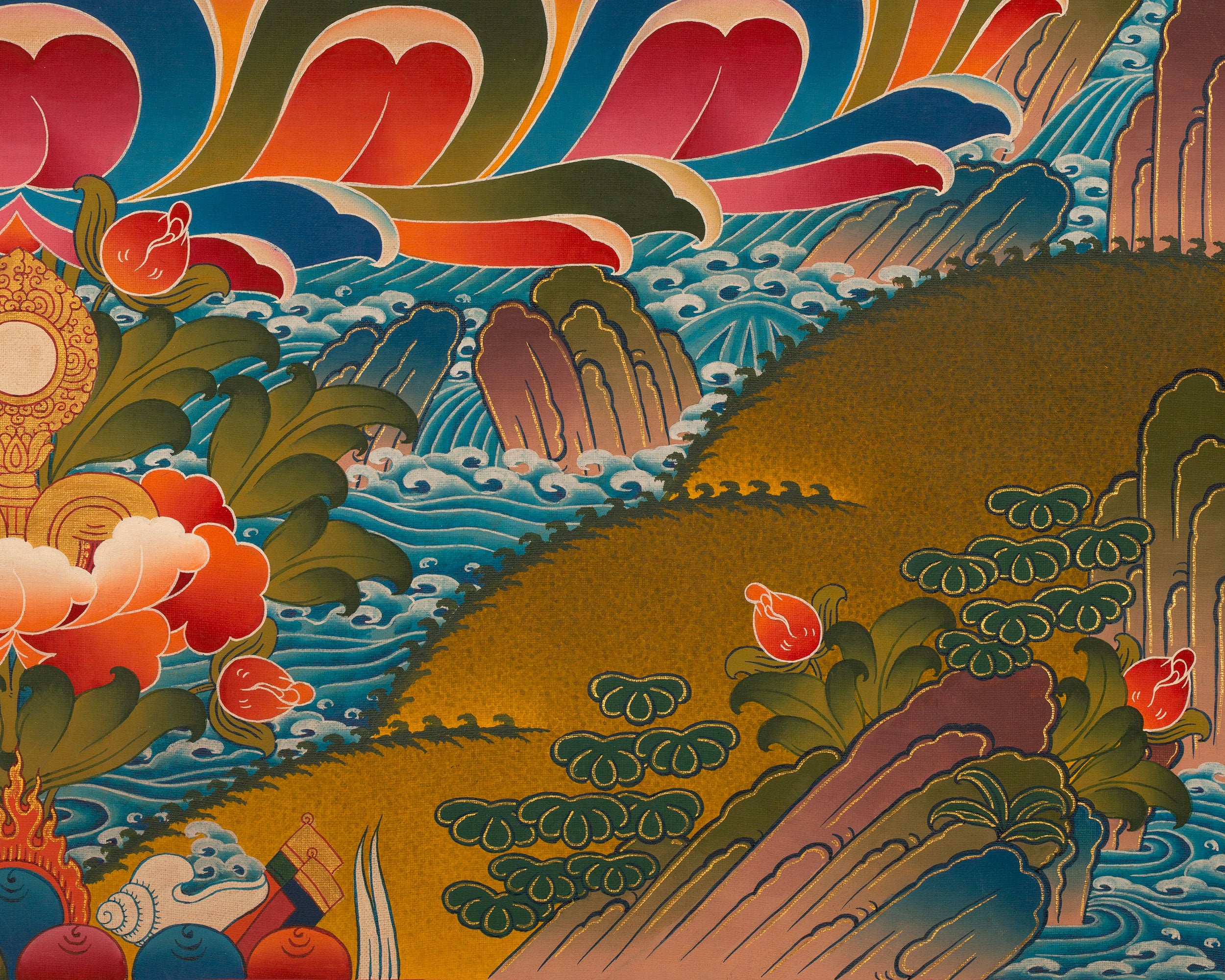 Manjushree Thangka | Bodhisattva Of Wisdom | Wall Decors