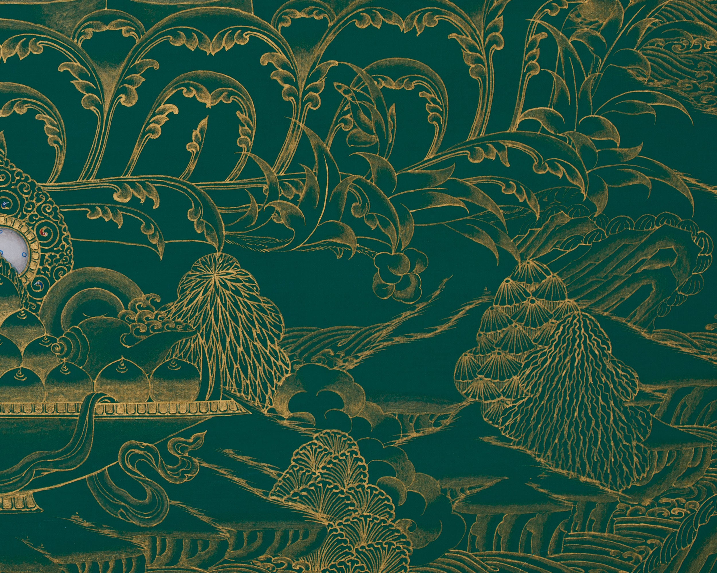 Traditional Shakyamuni Buddha Artwork | Sacred Thangka of Peace and Enlightenment