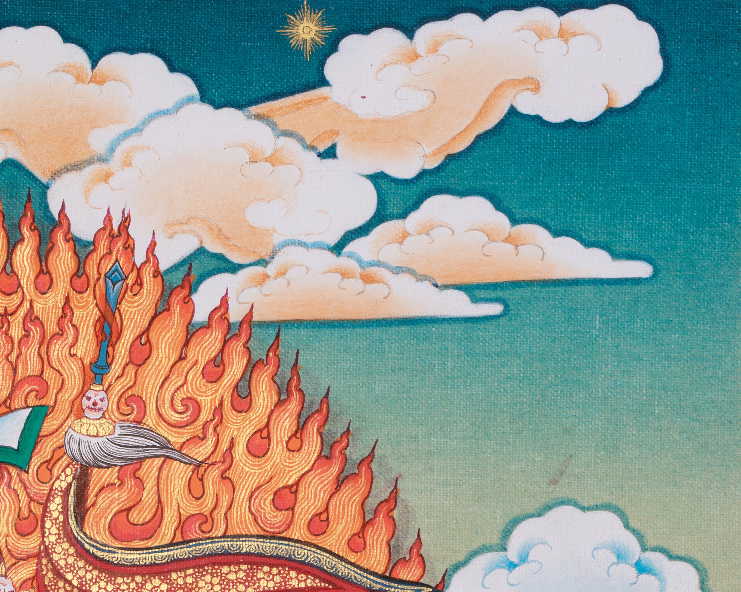 Begtsechen Mahakala Thangka | Wrathful Protector Deity in Tibetan Buddhism