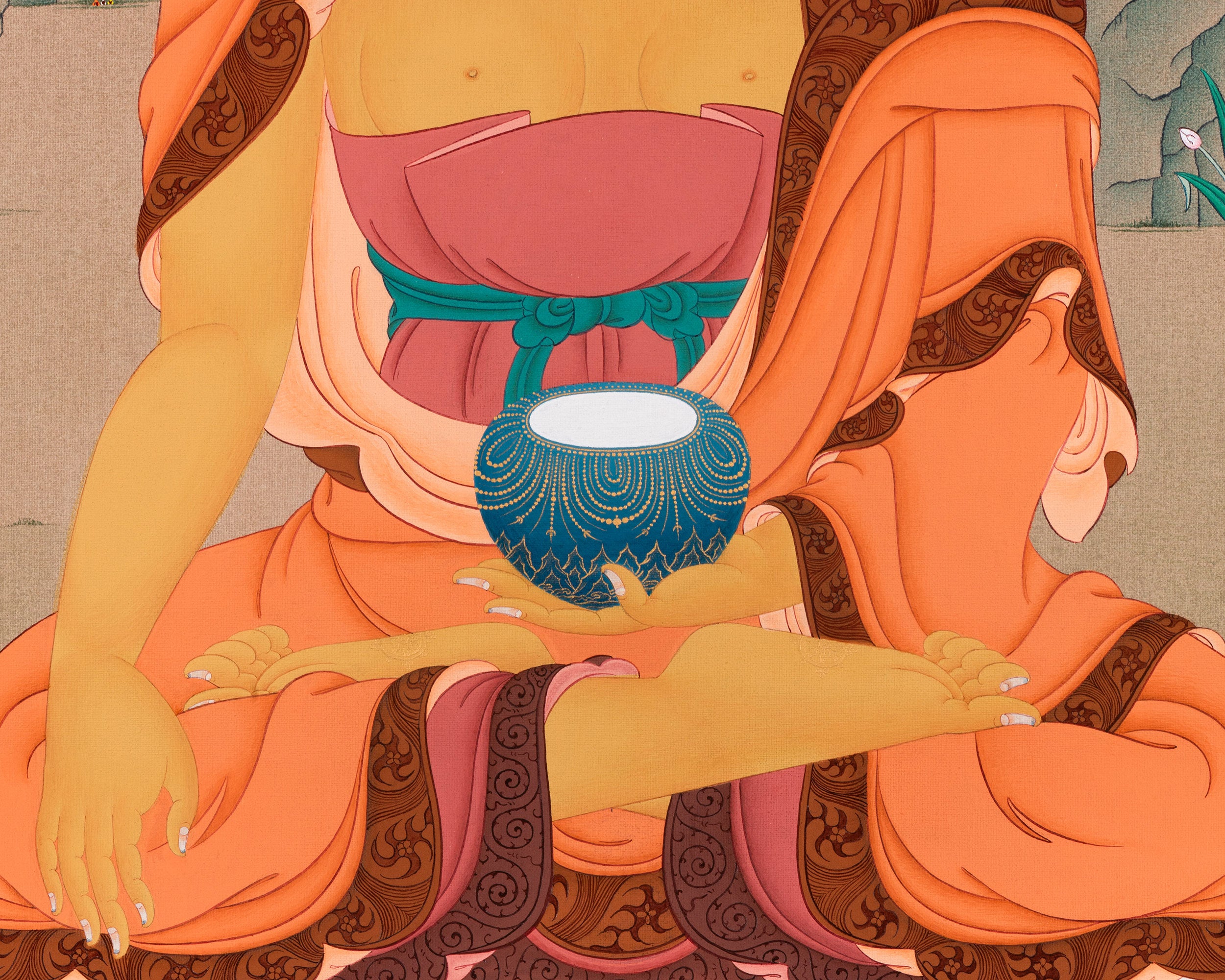 Peaceful Shakyamuni Buddha Print | Symbol of Enlightenment, Peace, and Inner Calm