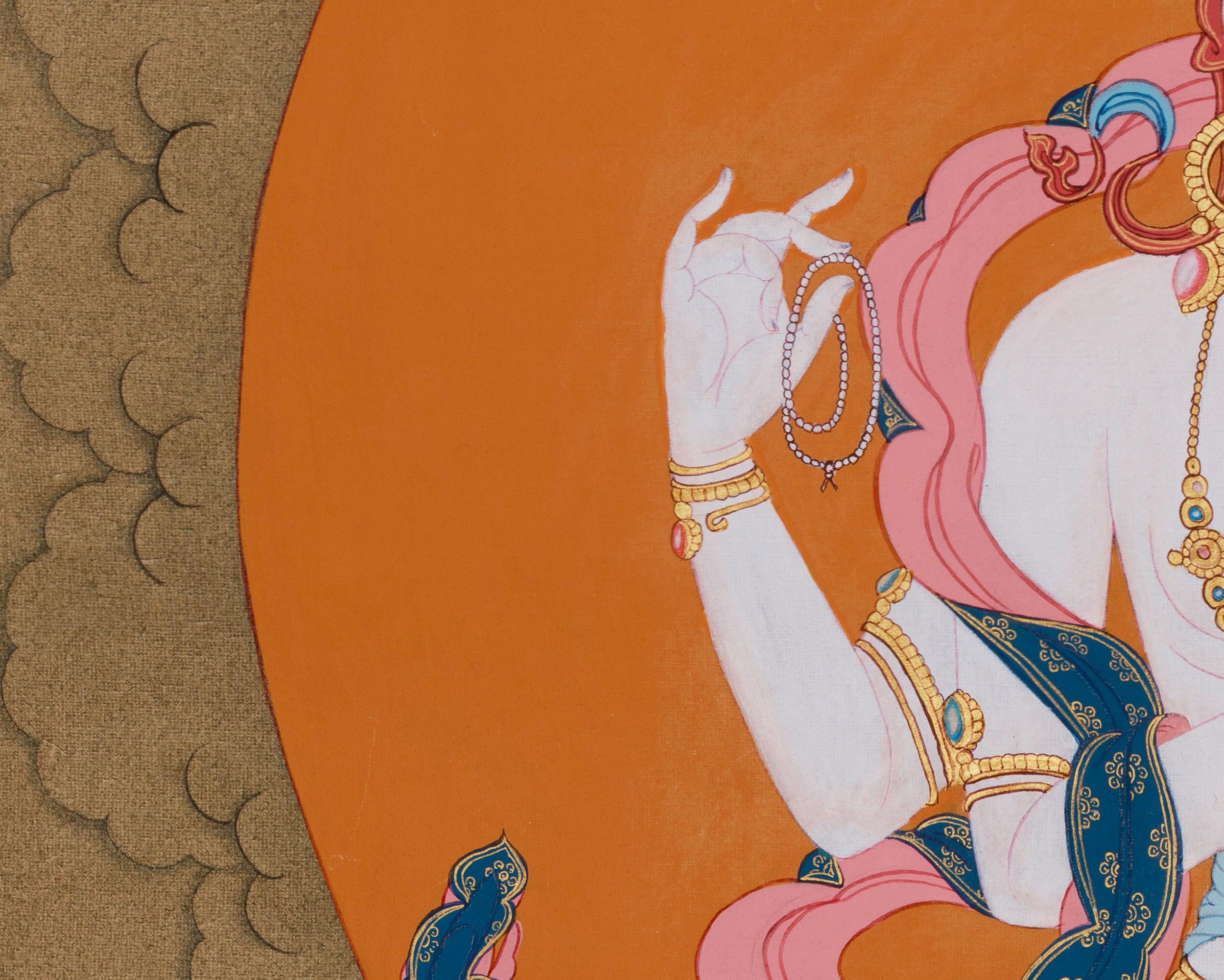 Sacred Compassionate Deity Chenrezig | Bodhisattva of Mercy and Spiritual Protection