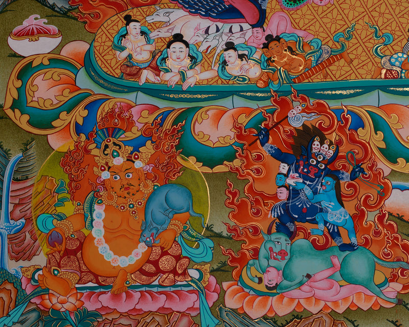 Yamantaka With Other Deities | Yamantaka and Divine Beings in Vajrayana Buddhism