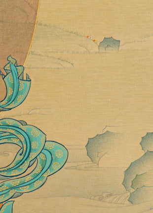 Chenrezig Avalokiteshvara Thangka | Traditional Karma Gadri Style | Path to Compassion
