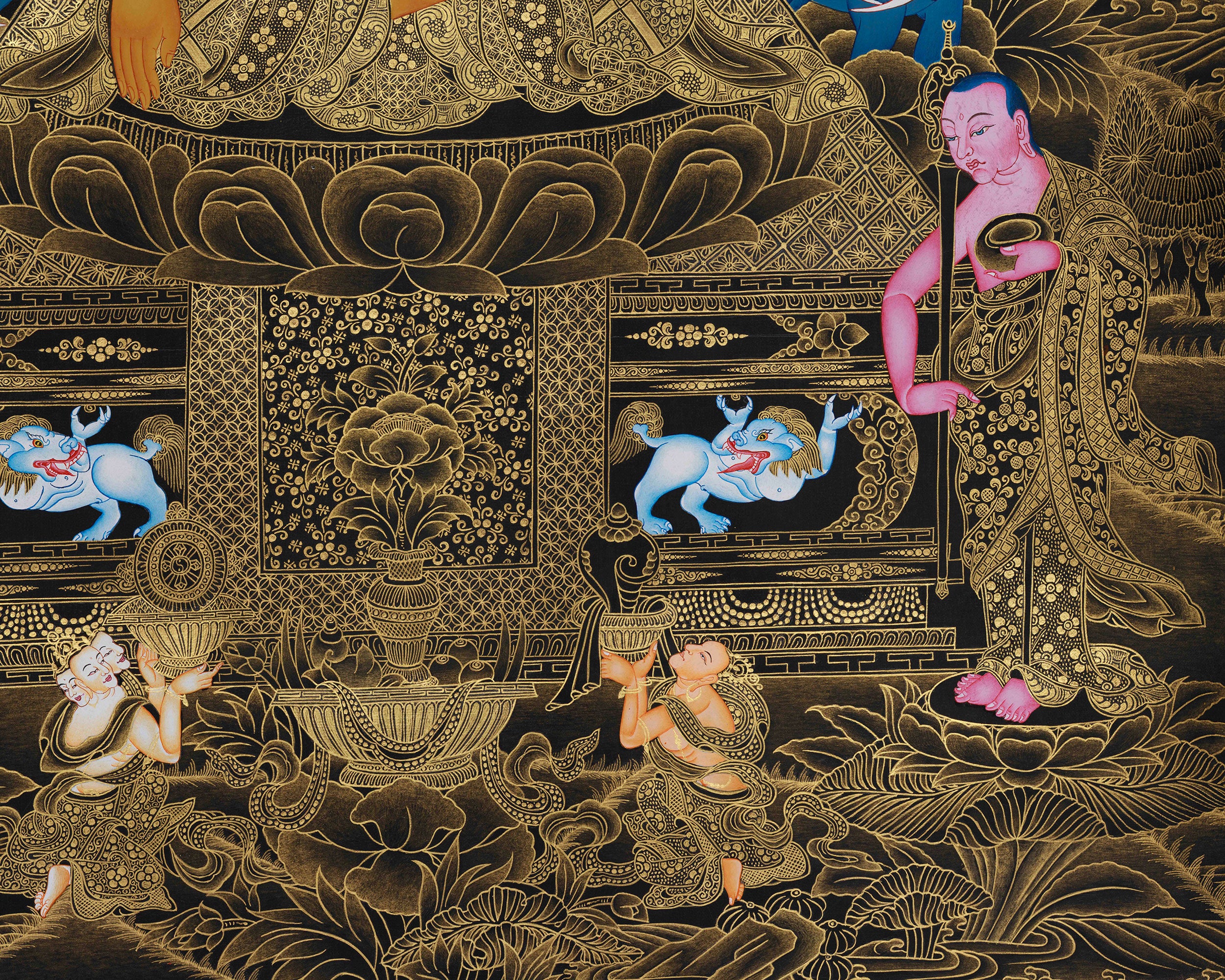 The Enlightened Teacher Buddha Shakyamuni | Giclee Canvas Print