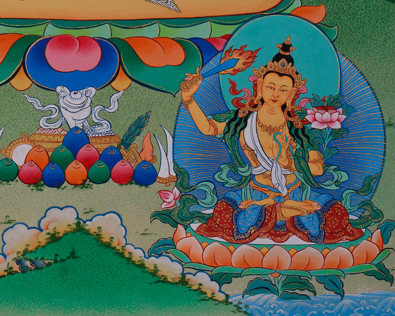 Vajrapani Thangka | Sacred Symbol of Power and Protection