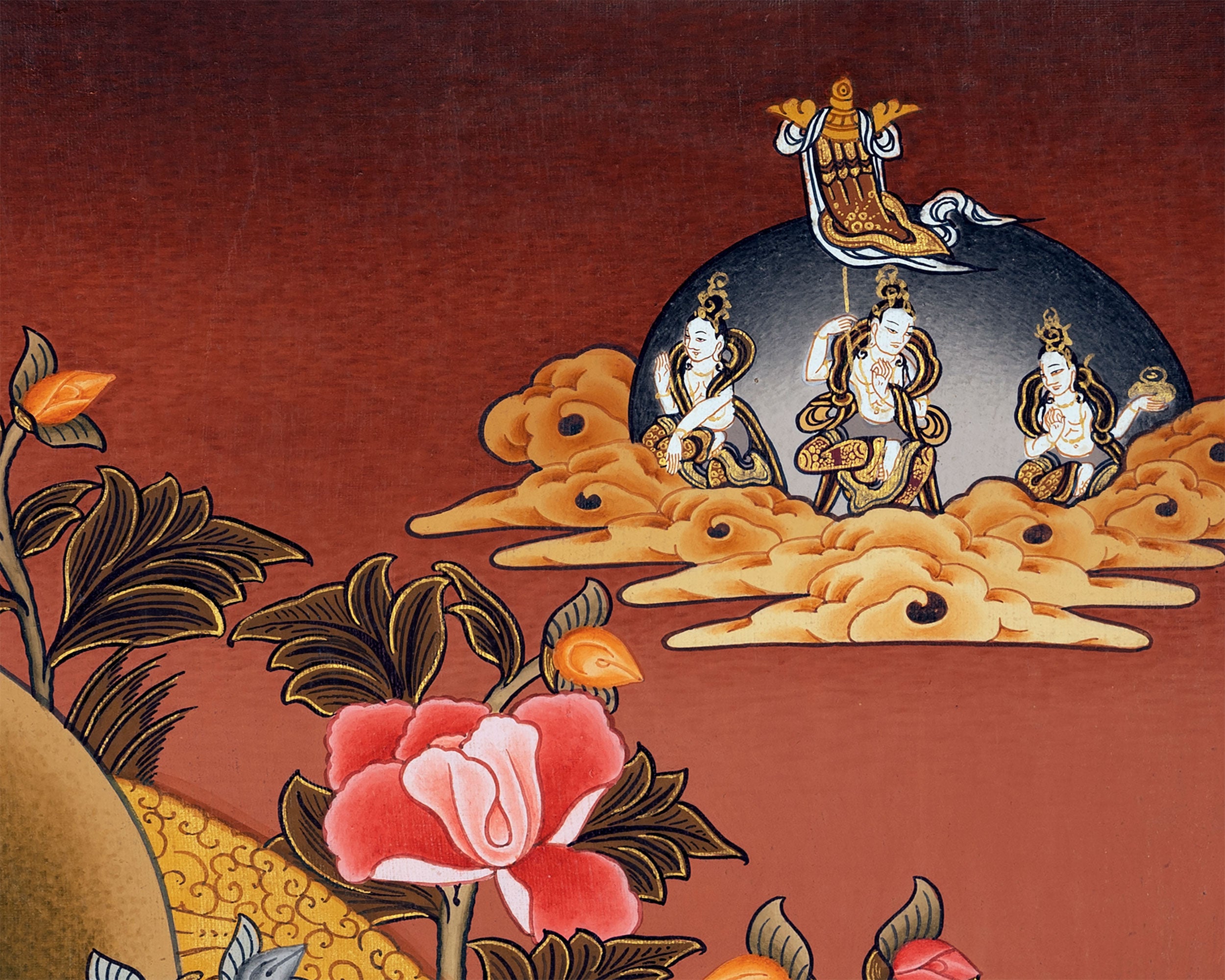 Religious Green Tara Thangka | Representation of Compassion and Wisdom