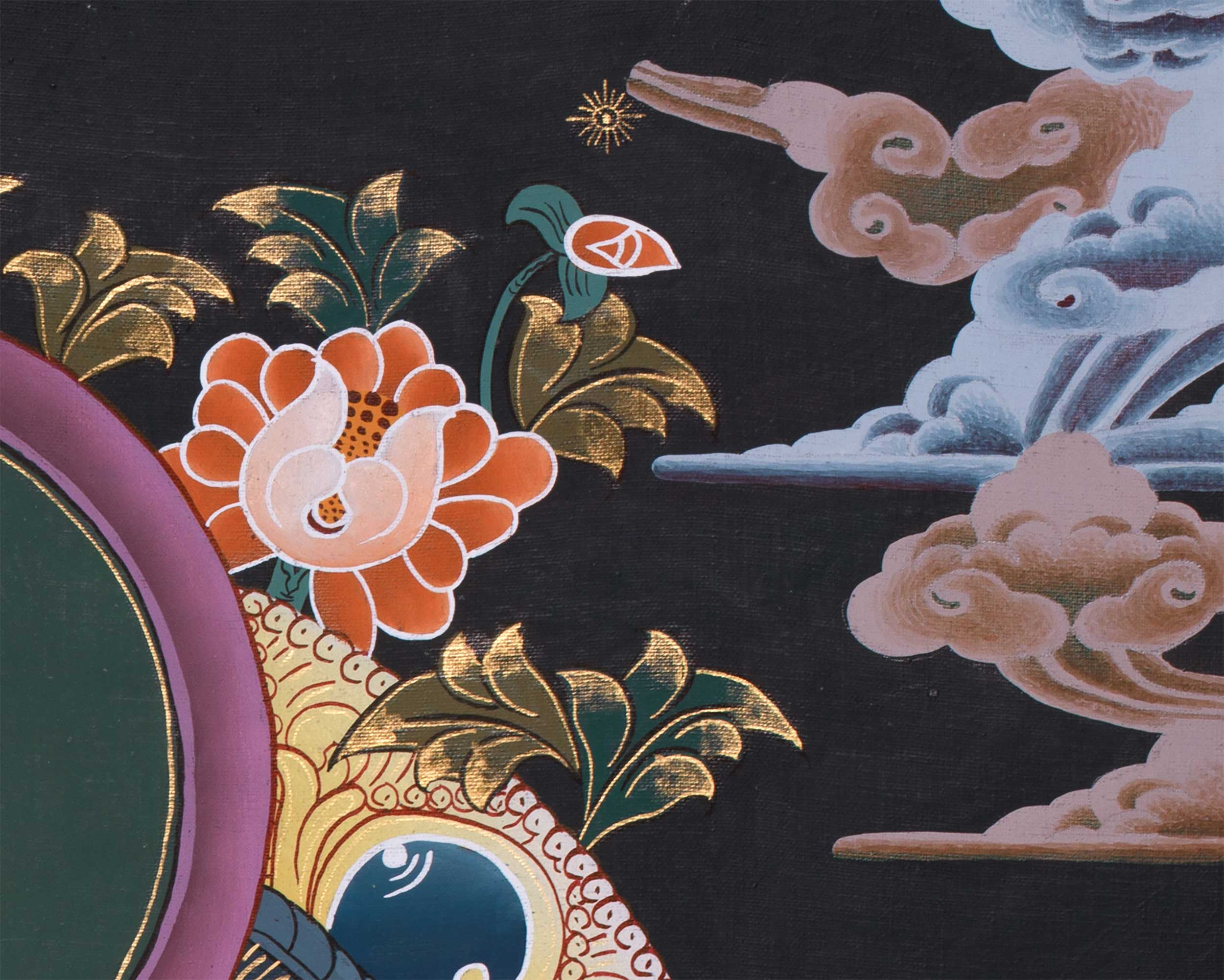 Traditional Buddha Shakyamuni Painting | Spiritual Enlightenment Art