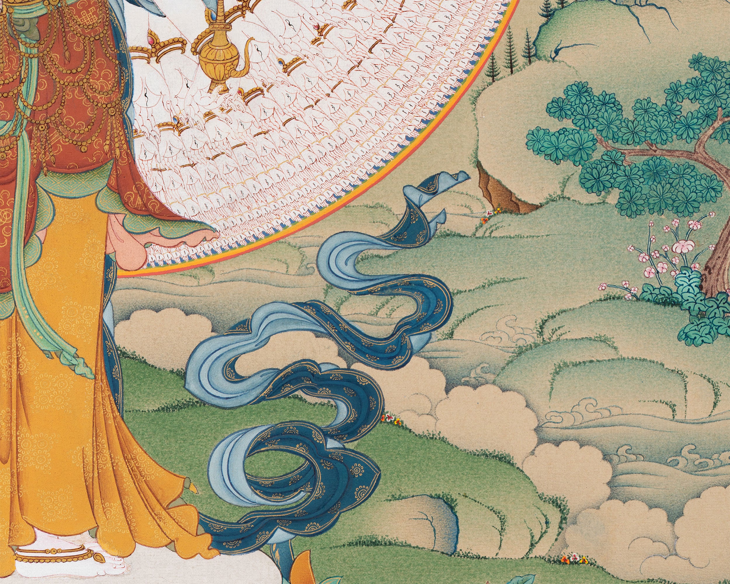 1000 Armed Avalokiteshvara Canvas Print | Boundless Compassion and Protection