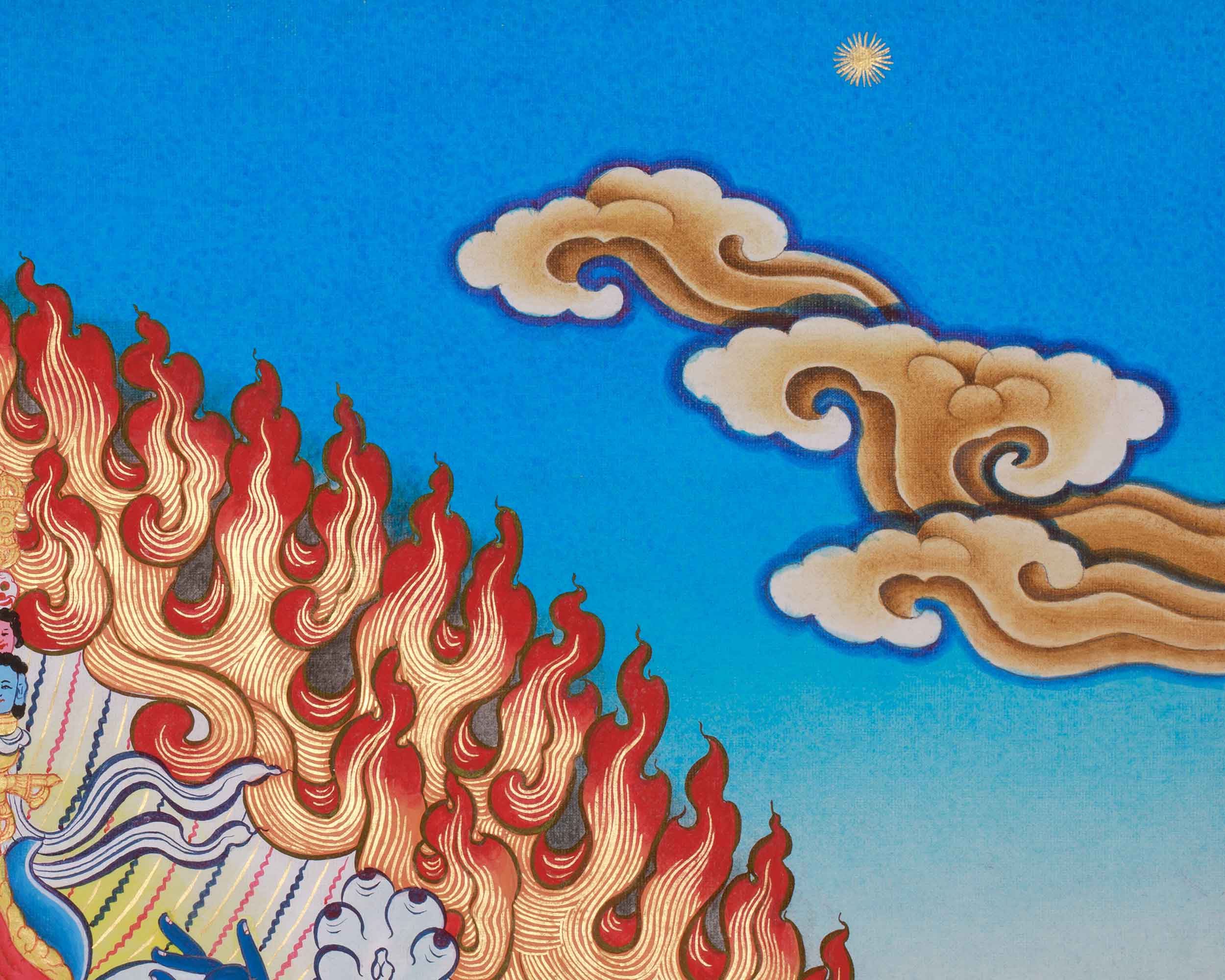 Tantric deity Chakrasamvara Thangka | Spiritual Empowerment