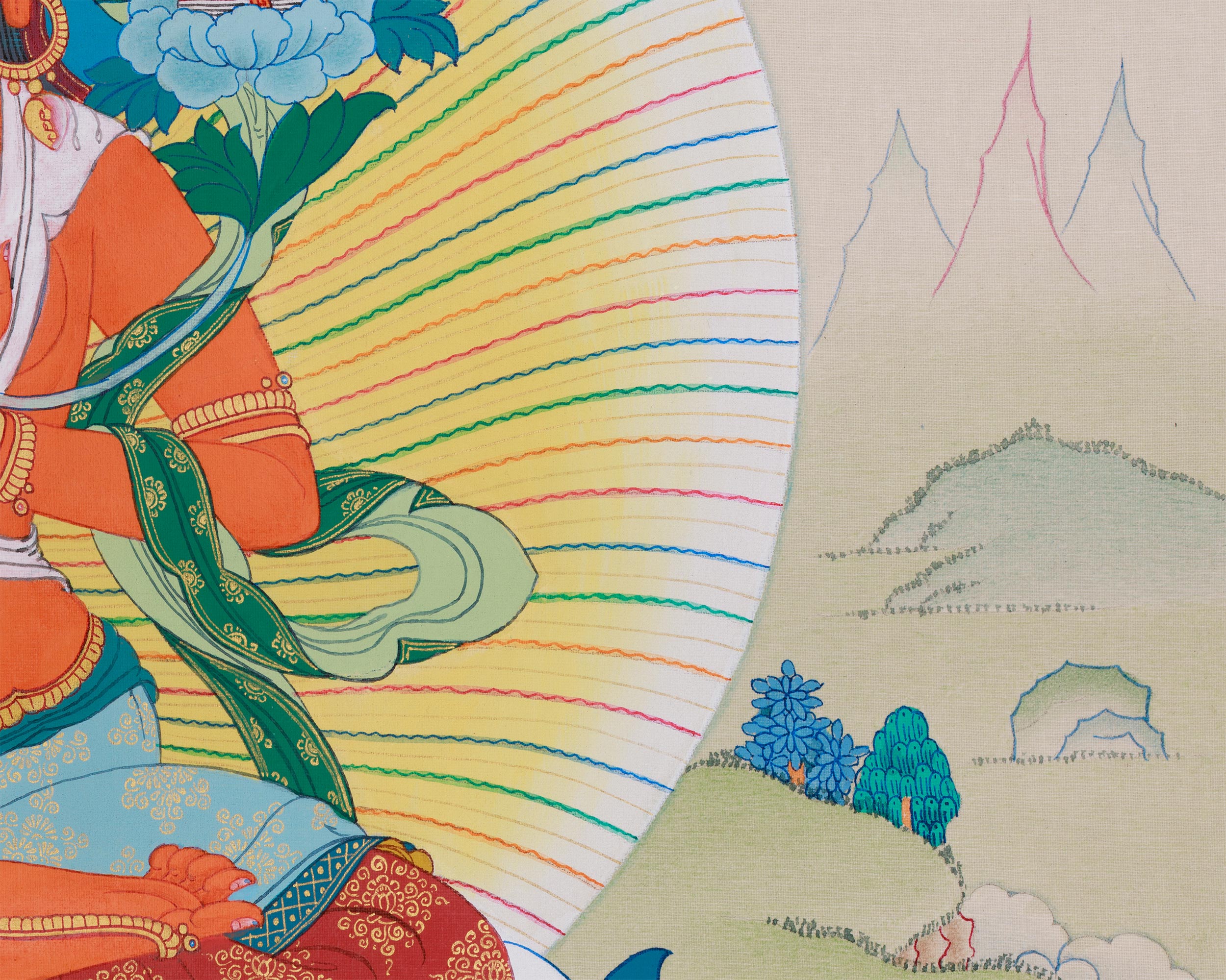 Tibetan Manjushri, Wisdom Deity | Bodhisattva of Knowledge