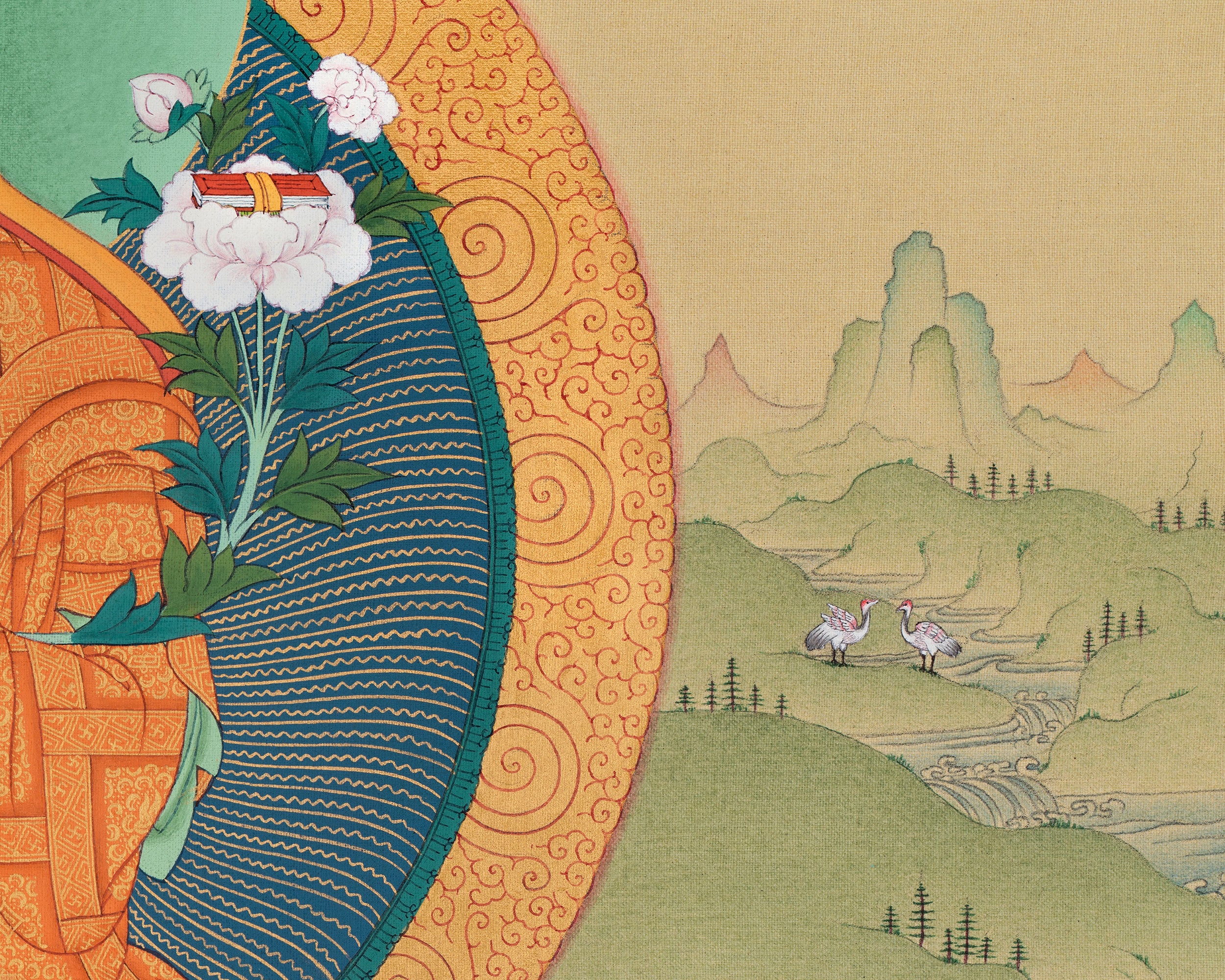Tsongkhapa Canvas Print | Spiritual Teacher and Protector of the Dharma