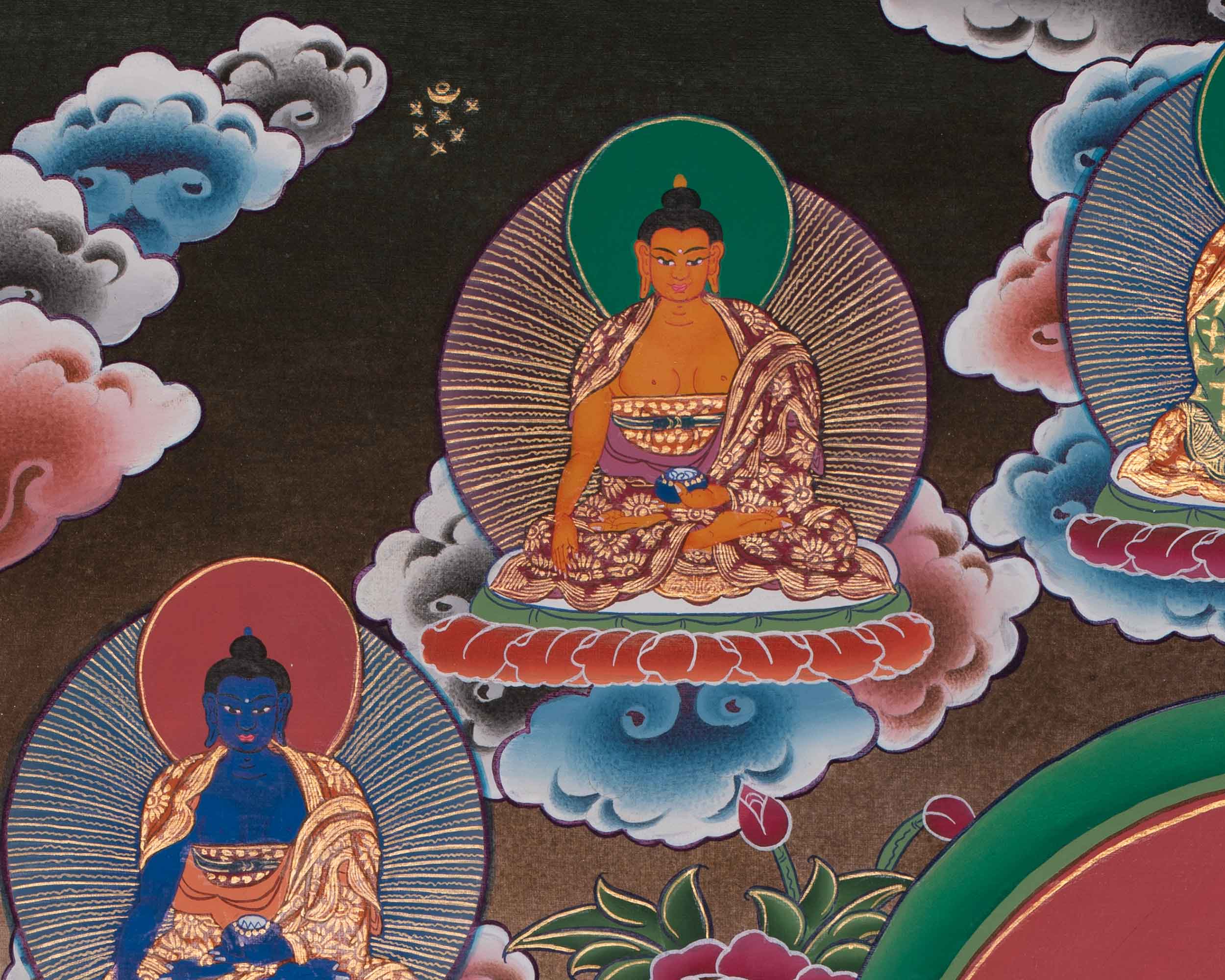 Hand-Painted Traditional White Tara Artwork | Goddess of Healing and Longevity