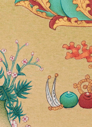 Namo Amitabha's Blessings In Thangka Painting | Buddha of Infinite Light | Inspiring Devotion in Art