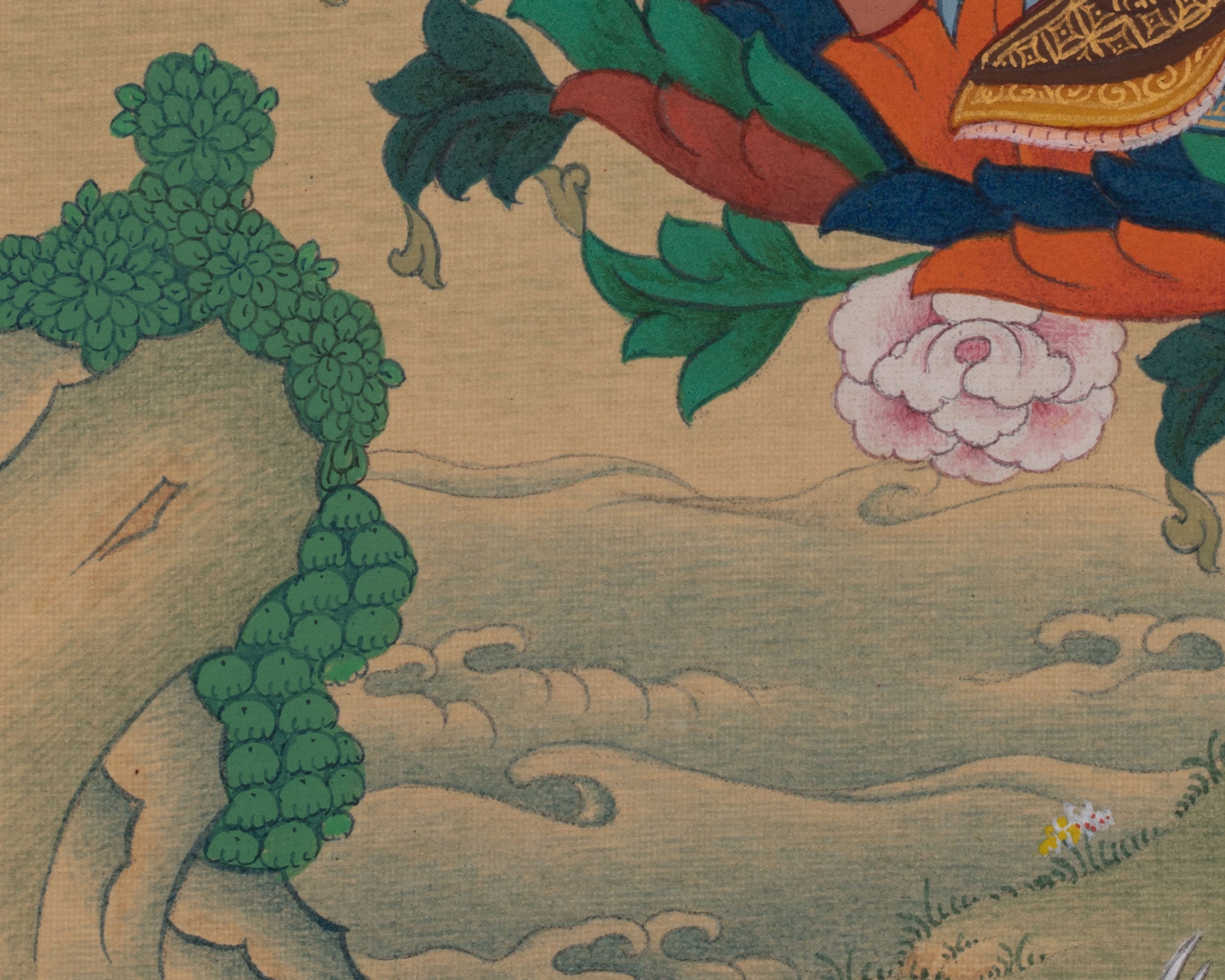 Guru Rinpoche Vajrayana Art | Second Buddha | Lotus-Born Master