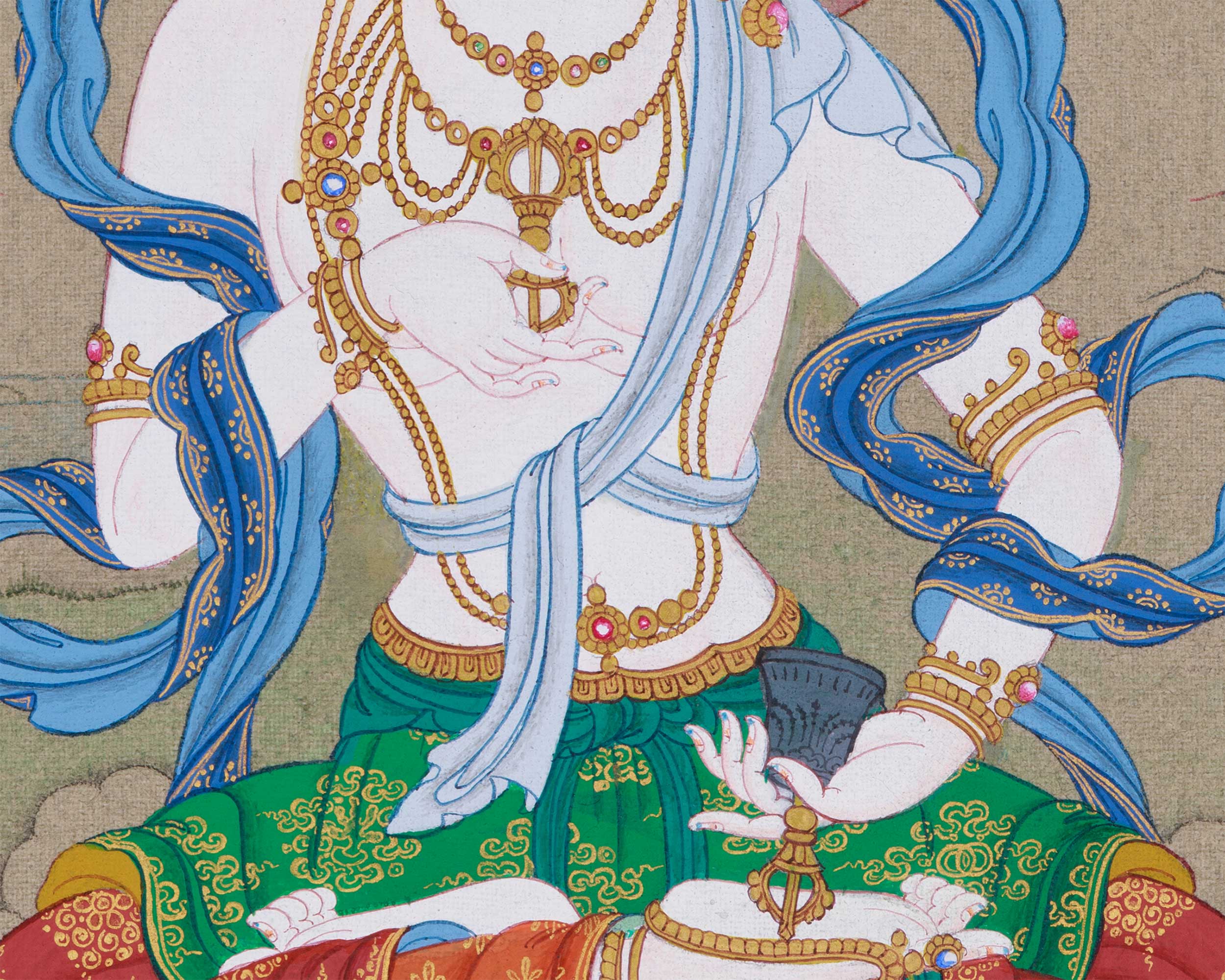 Bodhisattva of Purification, Vajrasattva | Thangka for Karma Cleansing