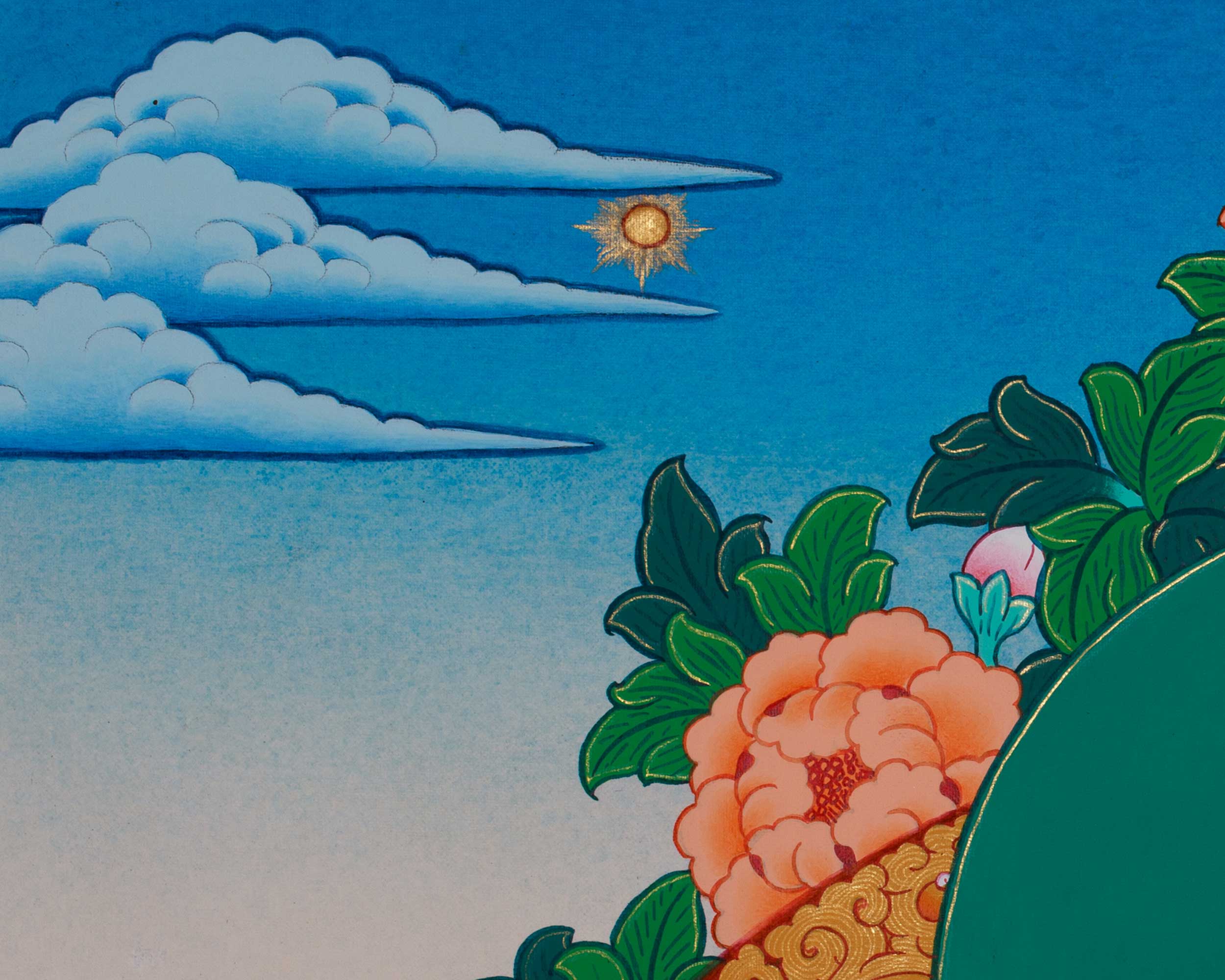 Original Thangka of Gautama Buddha | The Buddha of Enlightenment