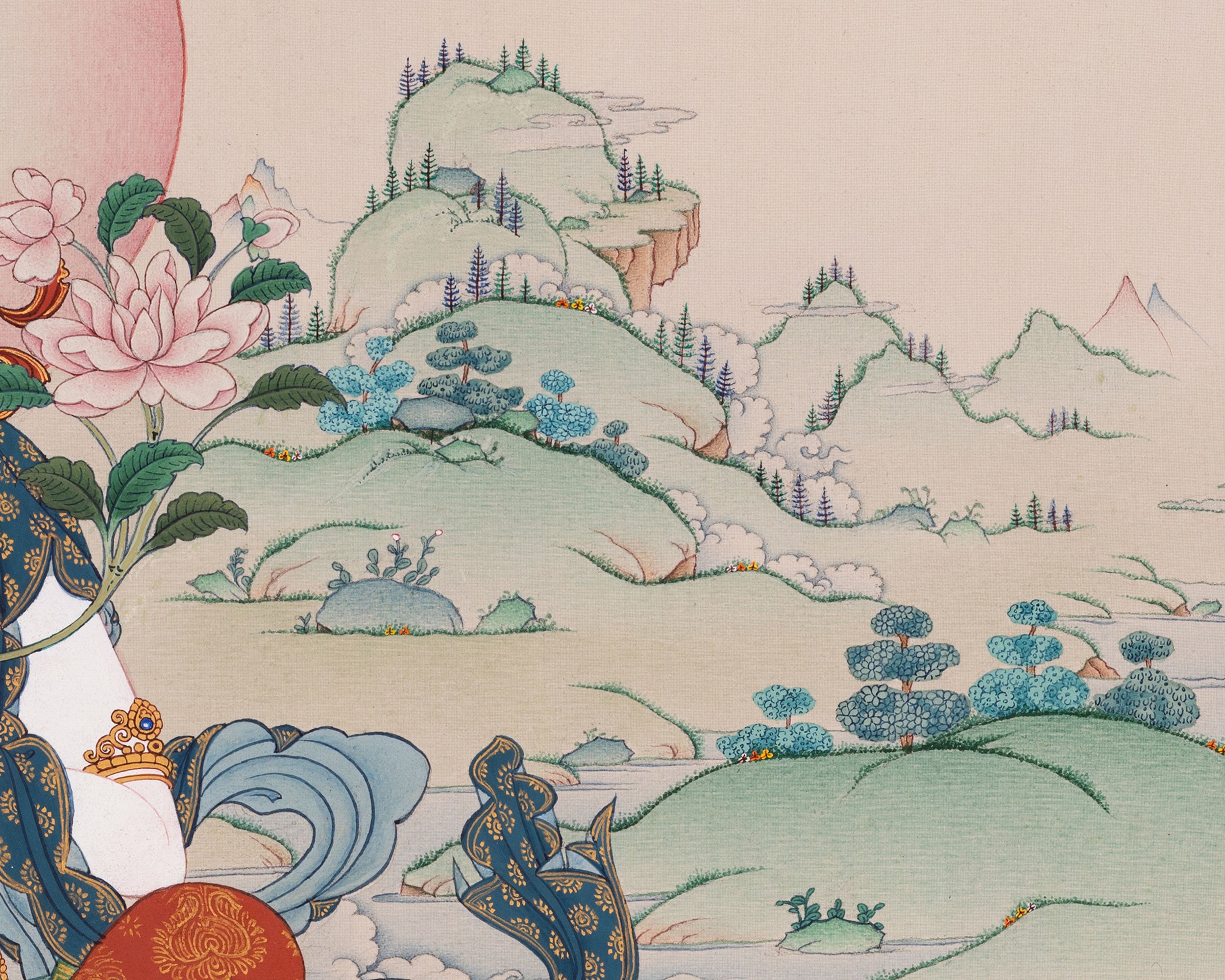 Two-Armed Chenrezig Print | Avalokiteshvara, Bodhisattva of Infinite Compassion