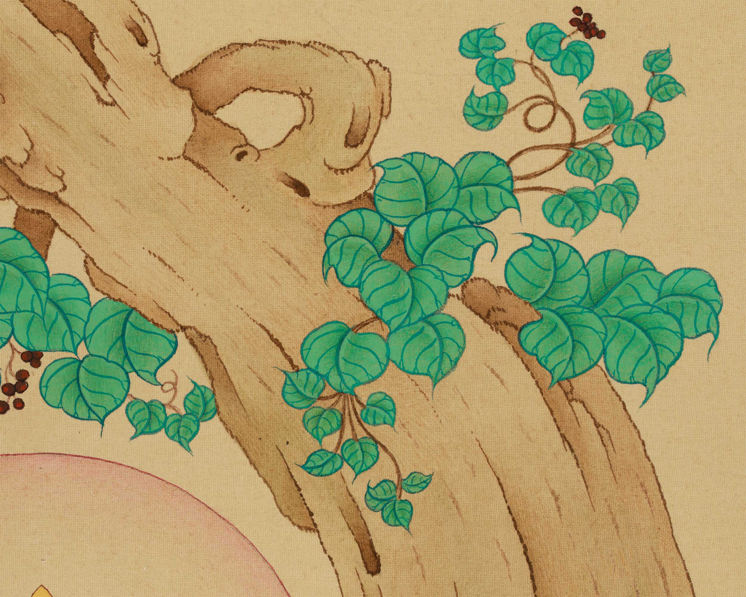 Enlightened Buddha, Siddhartha Gautama | Timeless Thangka of Wisdom and Serenity
