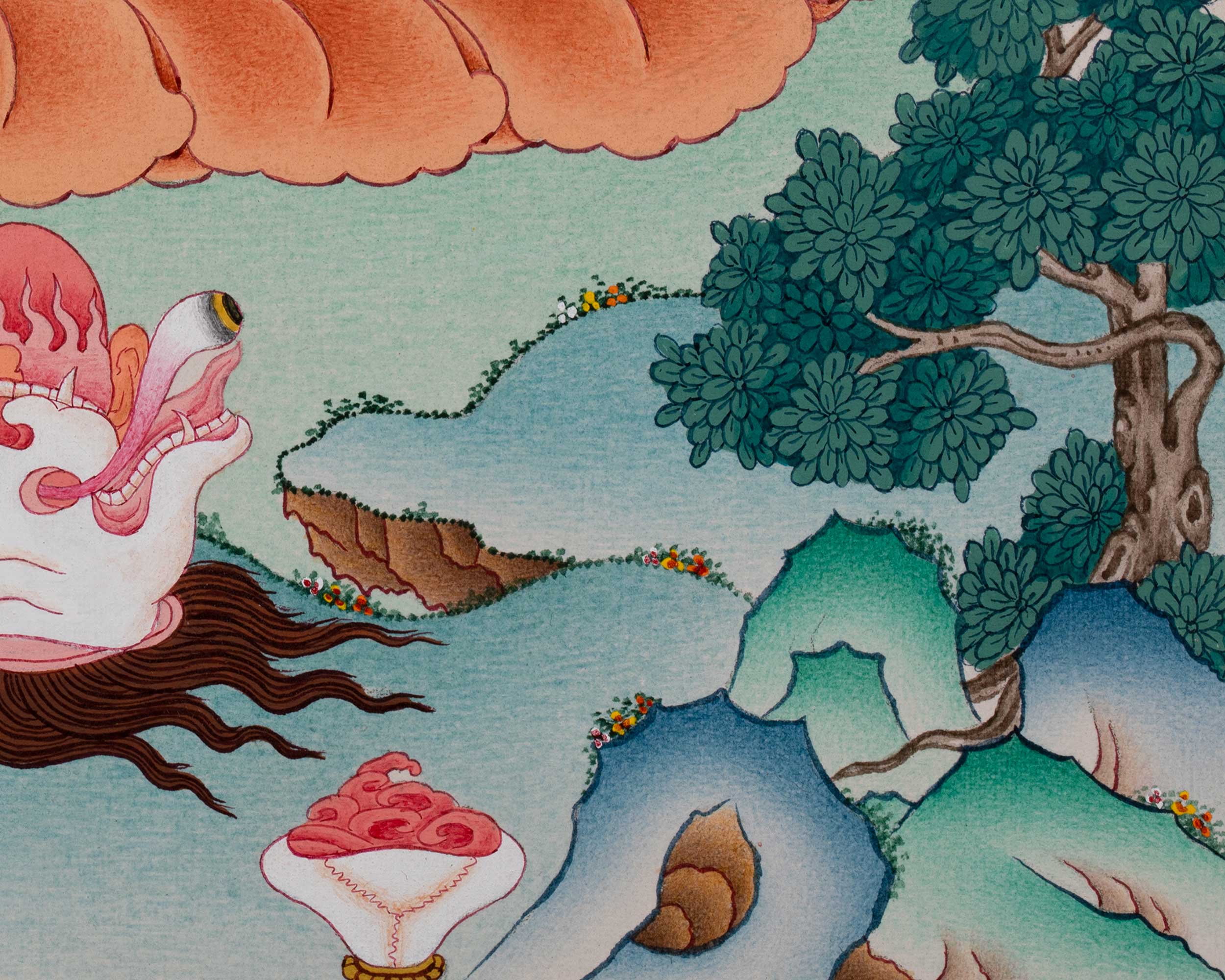 Niguma Dakini Canvas Print | Tantric Buddhist Wall Art | Premium Giclee Print