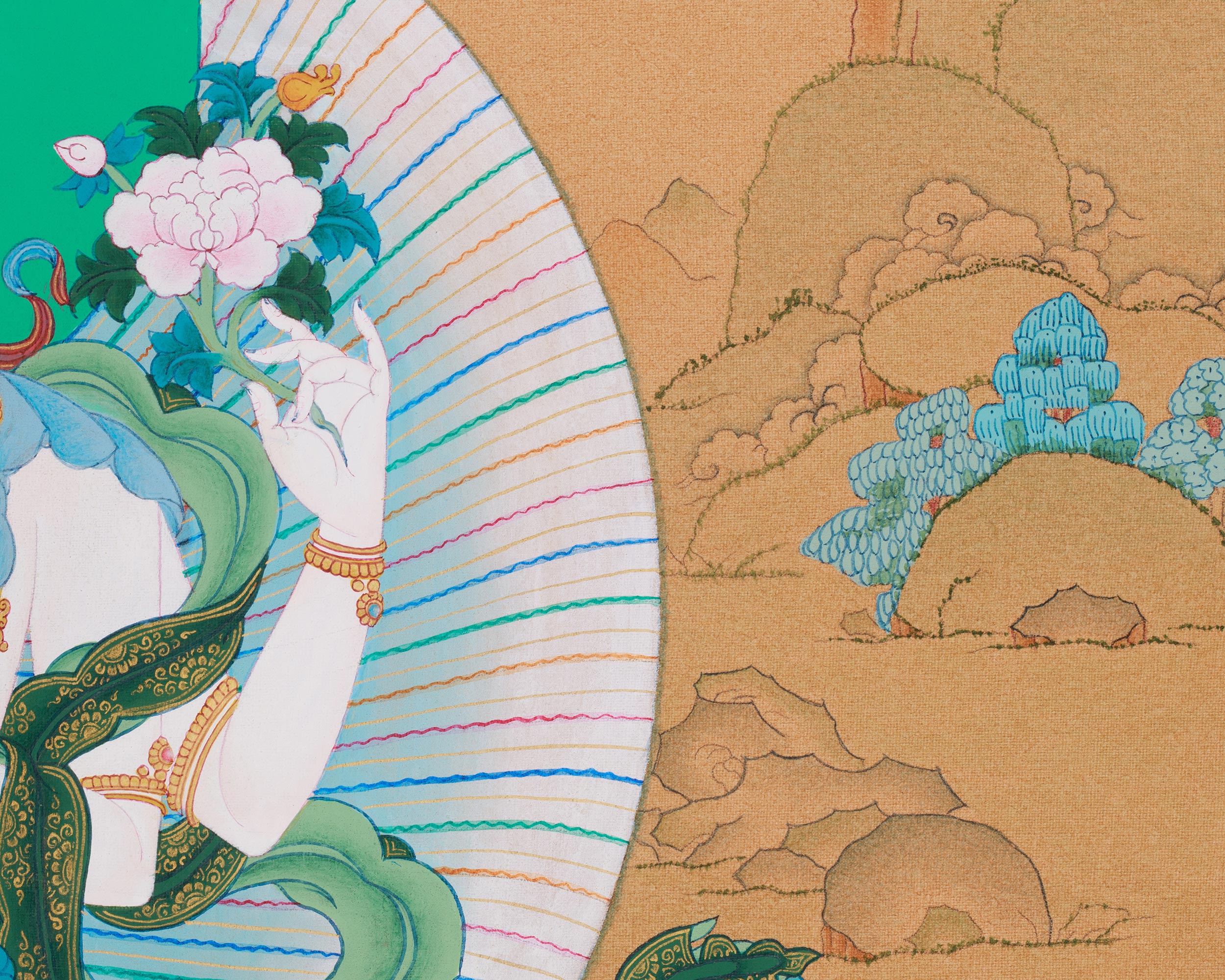 Bodhisattva Chenrezig Painting | Lord of Compassion and Protector of All Beings