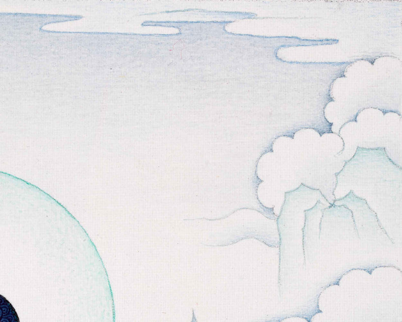 Amitabha Buddha Thangka for Spiritual Aspiration | The Buddha of Infinite Light | Hand Painted Traditional Artwork