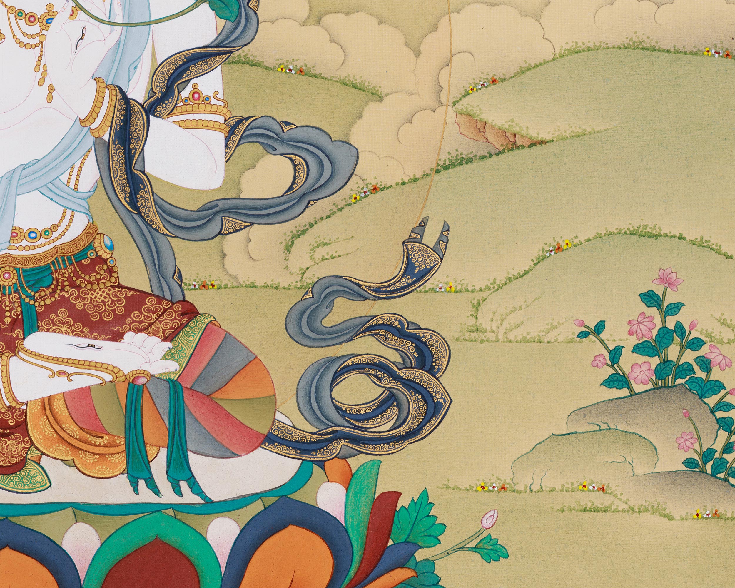 Meditation Goddess White Tara | The Enlightened Healer Who Grants Long Life