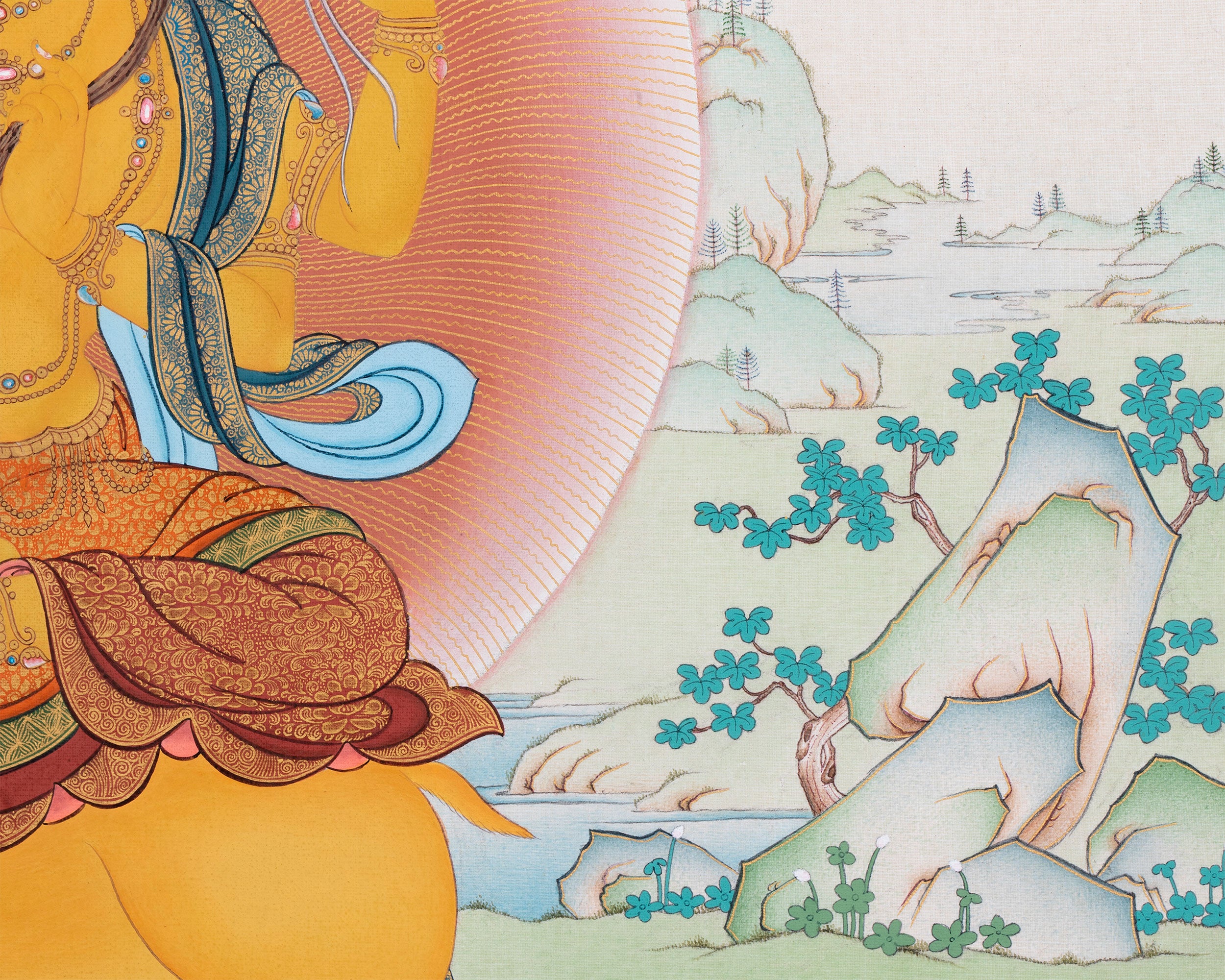 Marichi Devi Print | Radiant Goddess of Dawn | Canvas Wall Decor